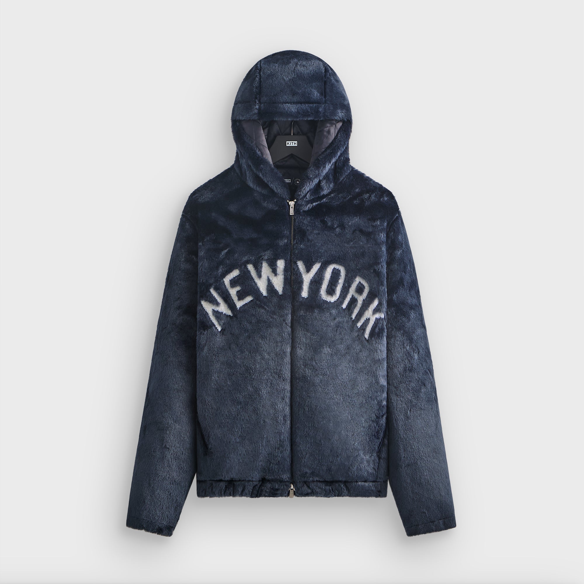KITH ニューヨーク・ヤンキース パーカー L KITH × Yankees】プラッシュフリース ブラクストン パーカー (KITH NYC