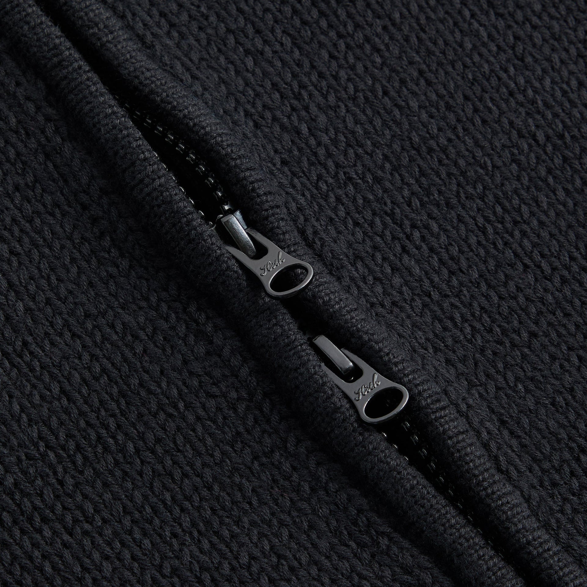 Kith for Needles Wyona Full Zip Sweater - Black