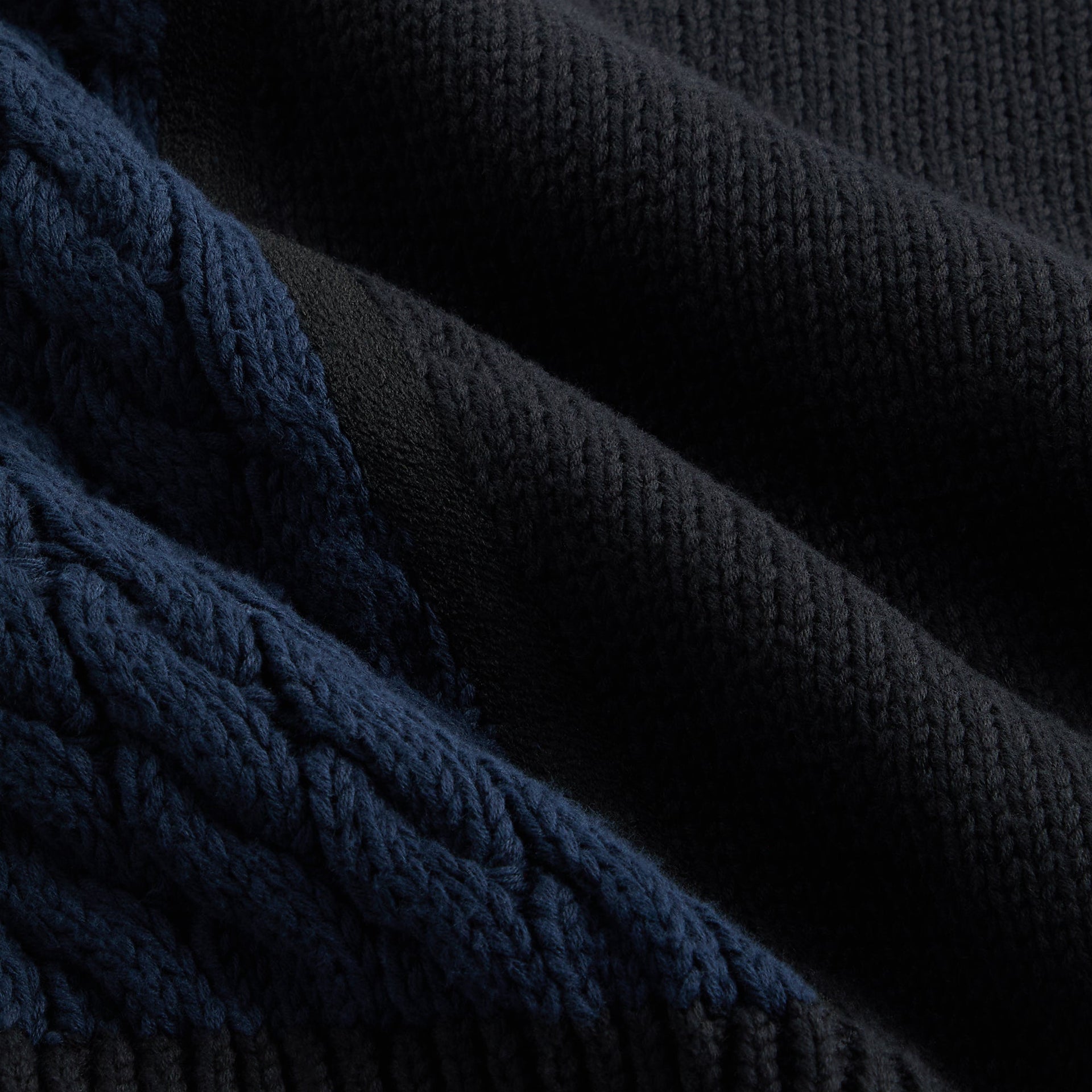 Kith for Needles Wyona Full Zip Sweater - Black