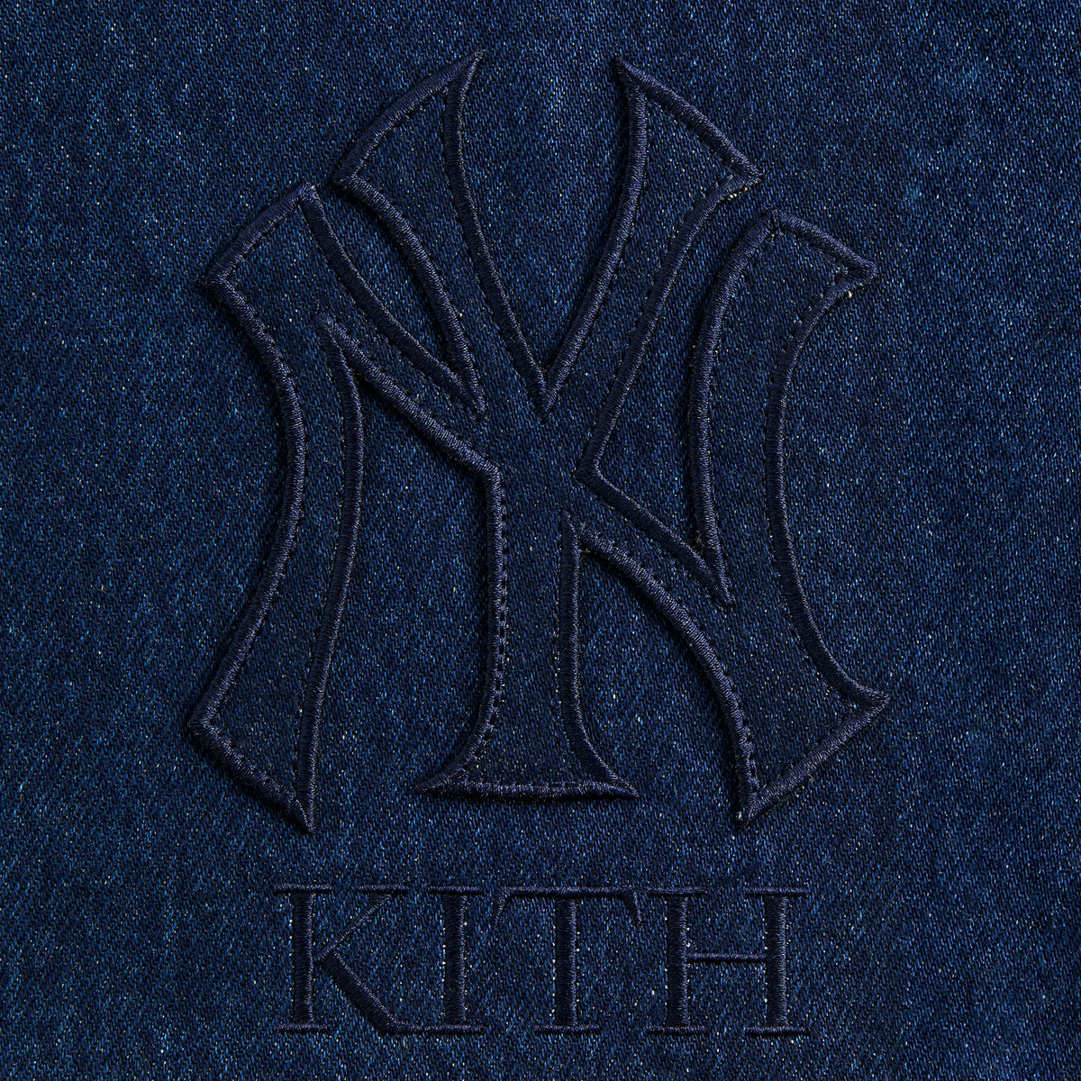Kith for the New York Yankees Jay Indigo Denim Jacket - Mid Indigo 