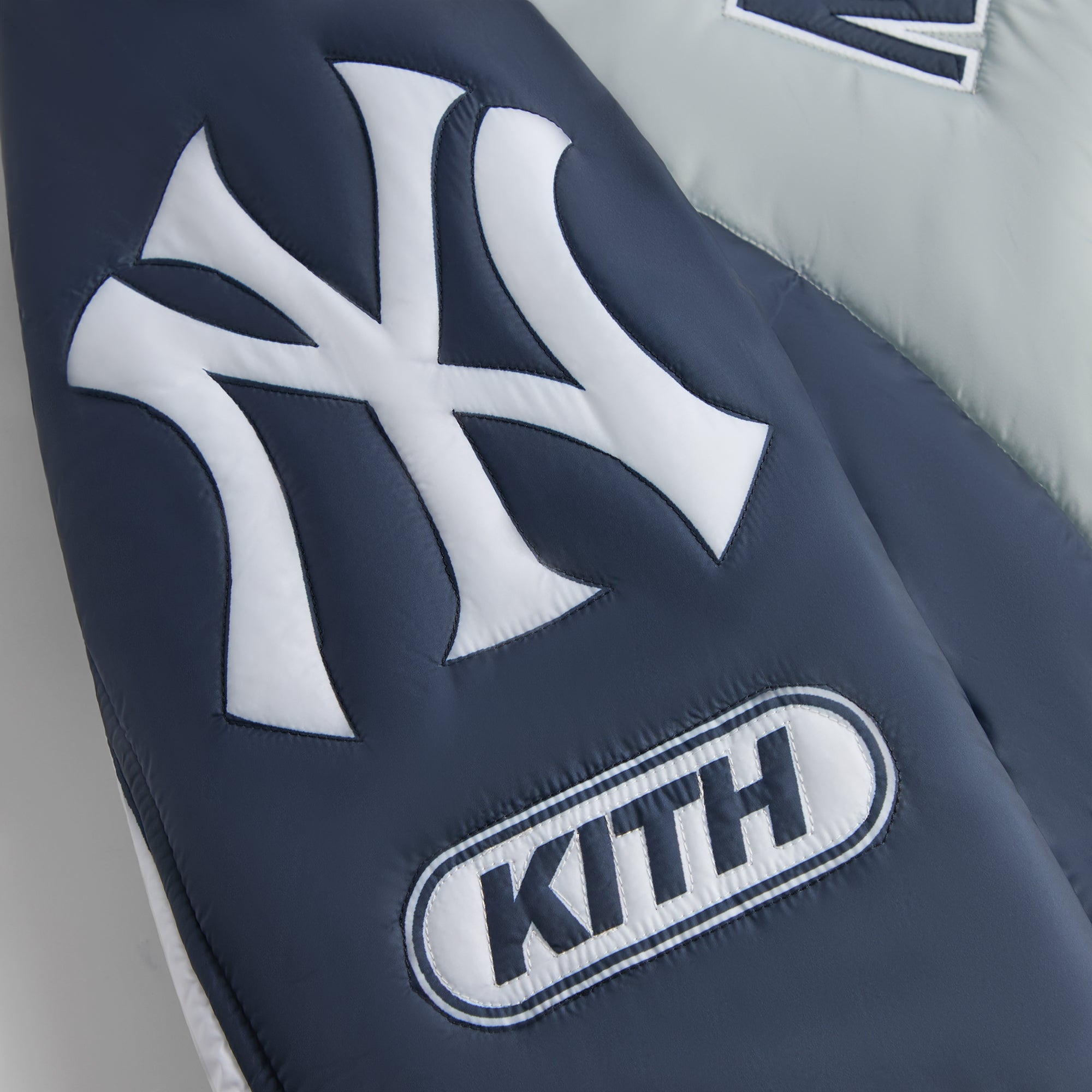 Kith for the New York Yankees Zip Brixton Puffed Shirt Jacket