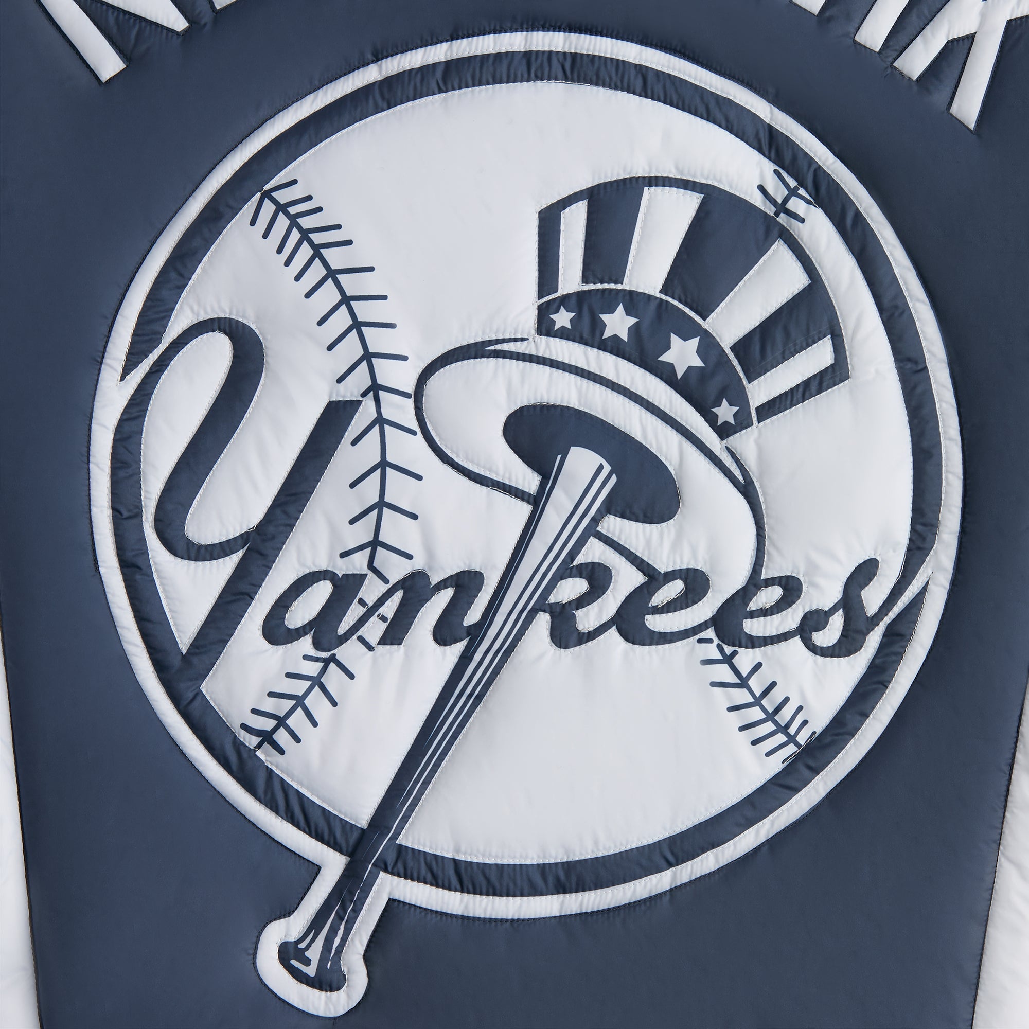 Kith for the New York Yankees Zip Brixton Puffed Shirt Jacket