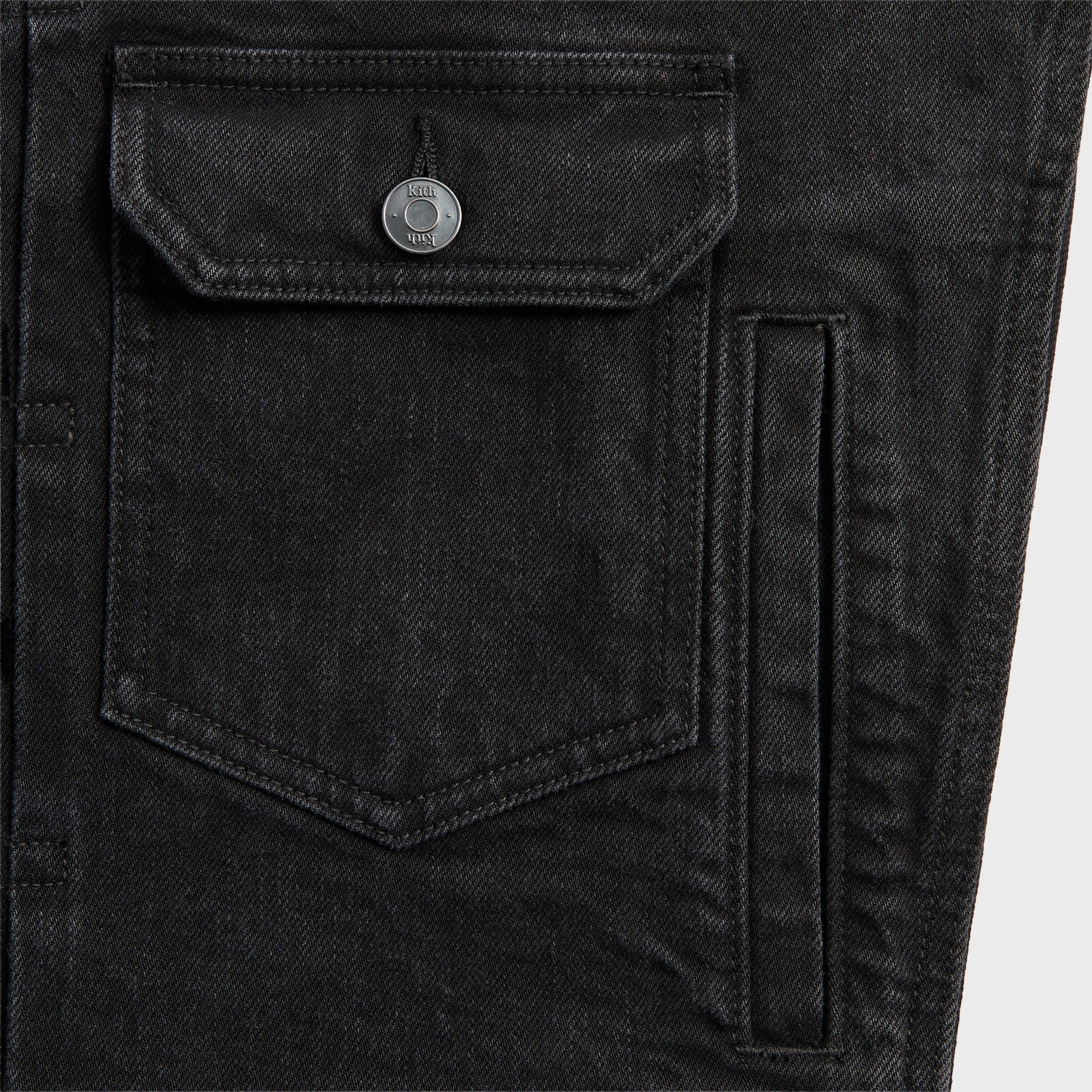 Kith Alonzo Denim Jacket - Washed Black – Kith Japan