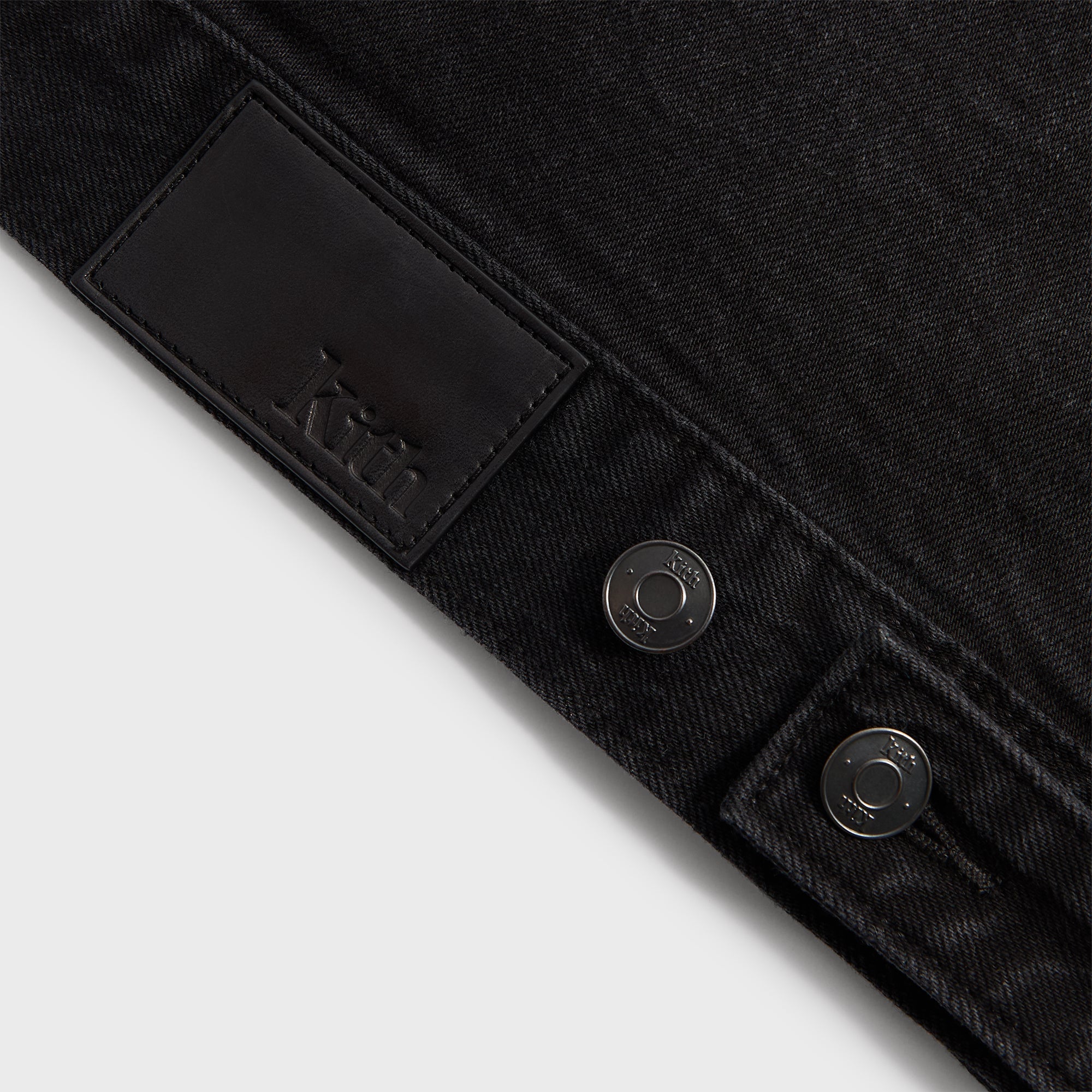 Kith Alonzo Denim Jacket - Washed Black – Kith Japan