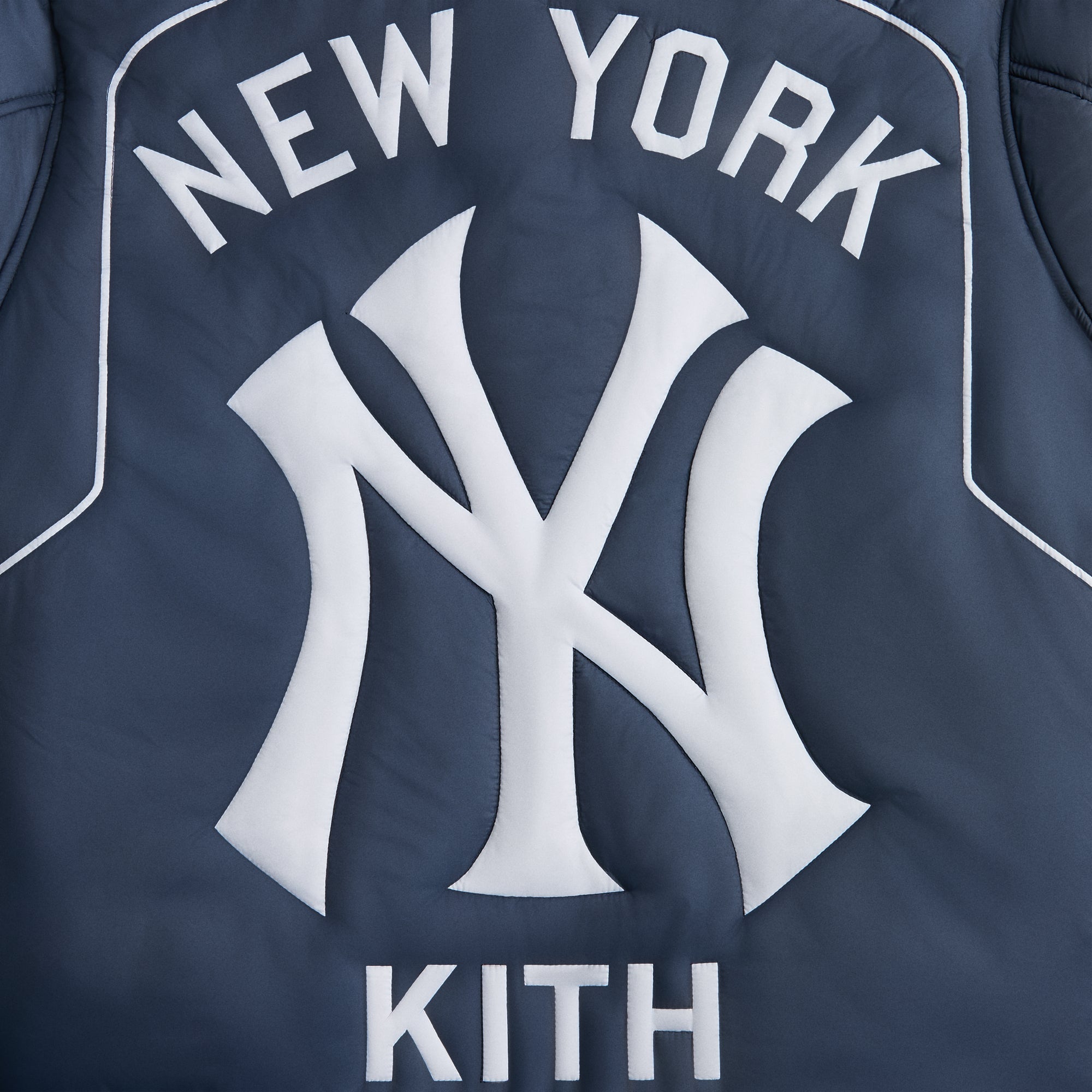 Kith for the New York Yankees Zip Brixton Puffed Shirt Jacket