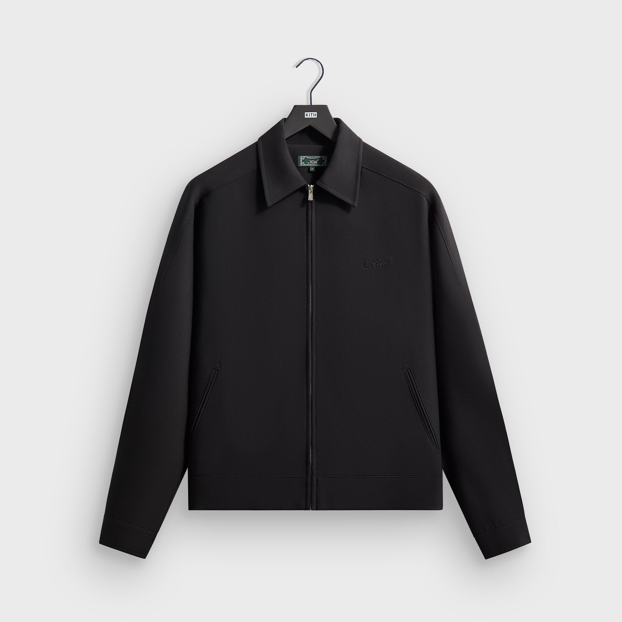 Kith Midweight Double Weave Huron Jacket - Black – Kith Japan