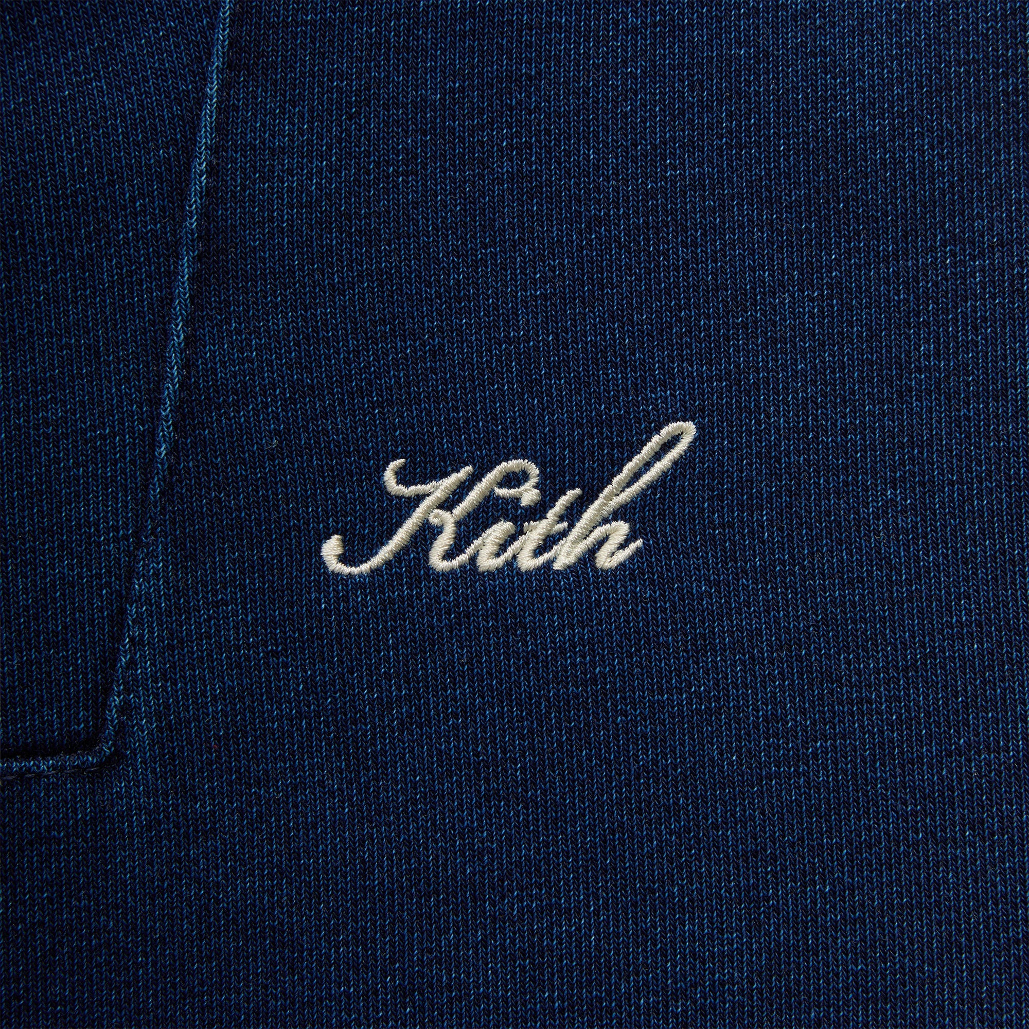 Kith Indigo Loopback Terry Dorian Jacket - Dark Indigo – Kith Japan