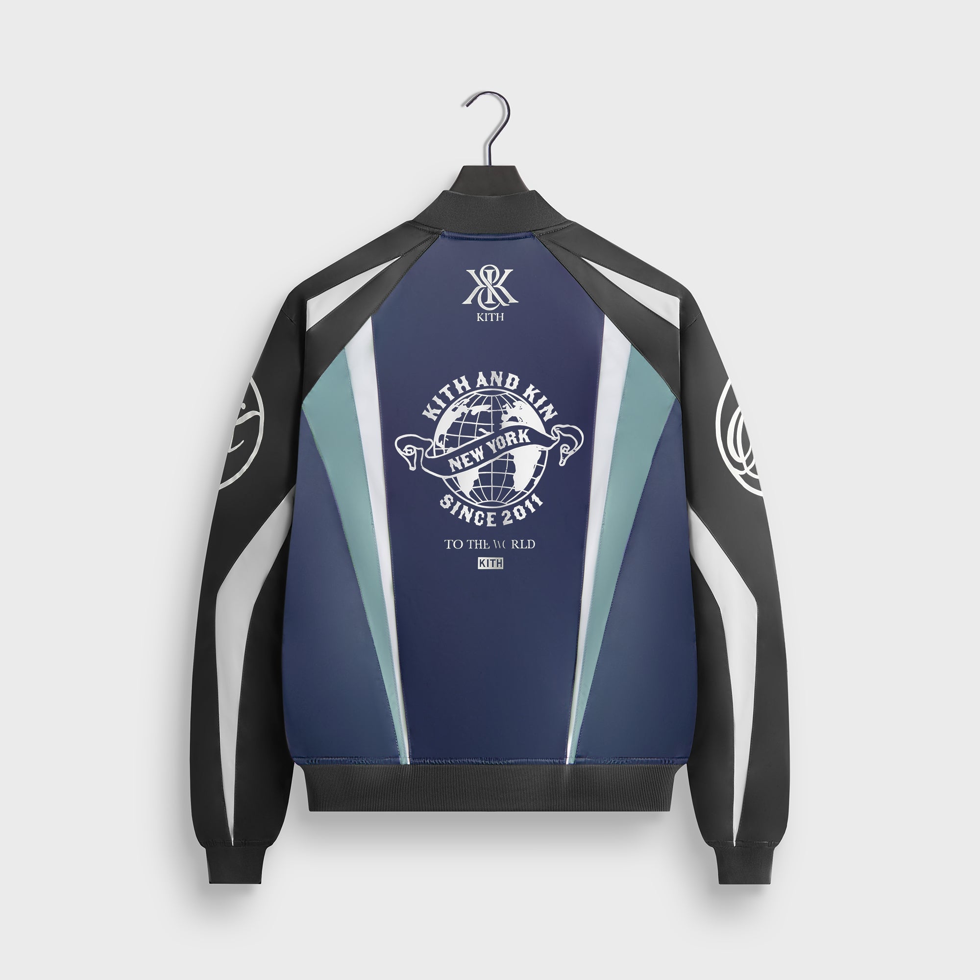 Kith ボンバージャケット ネイビー Kith Roy Racing Nylon Bomber Jacket - Nocturnal – Kith Japan