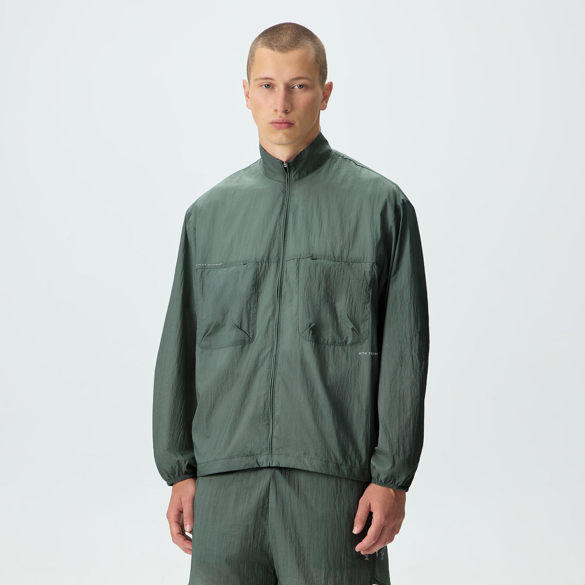 Kith Packable Aero Full Zip Jacket - Court