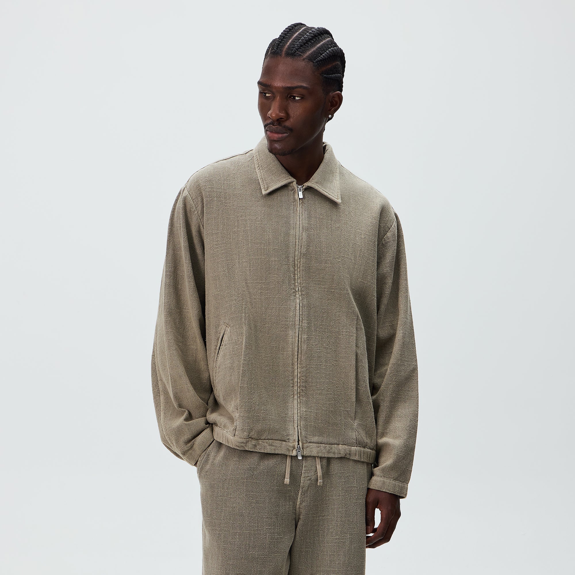 Kith Soft Woven Connor Blouson Jacket 2.0 - Astro - PH – Kith Japan