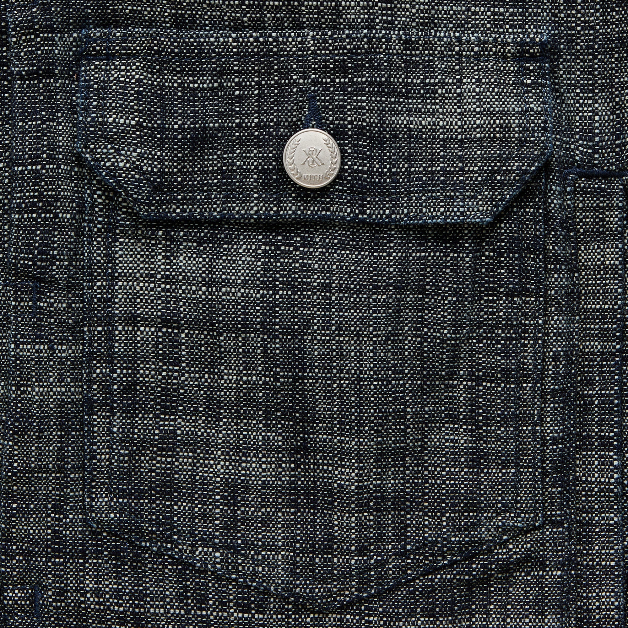 Kith Textured Indigo Alonzo Jacket - Dark Indigo - PH – Kith Japan