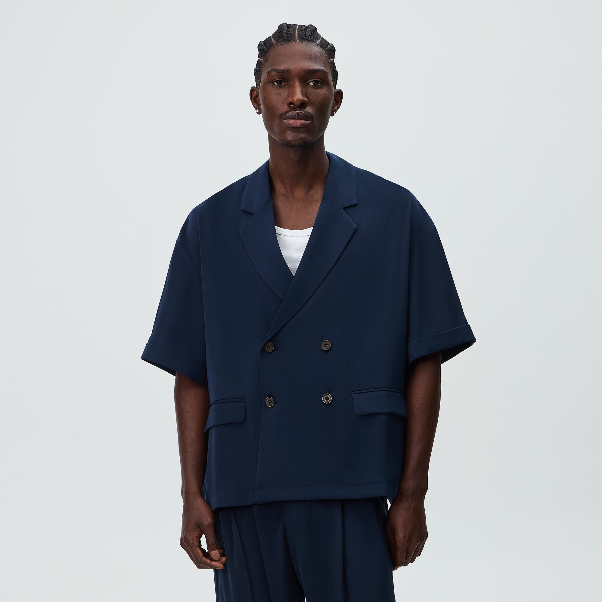 Kith Drape Twill Ito Blazer - Nocturnal – Kith Japan