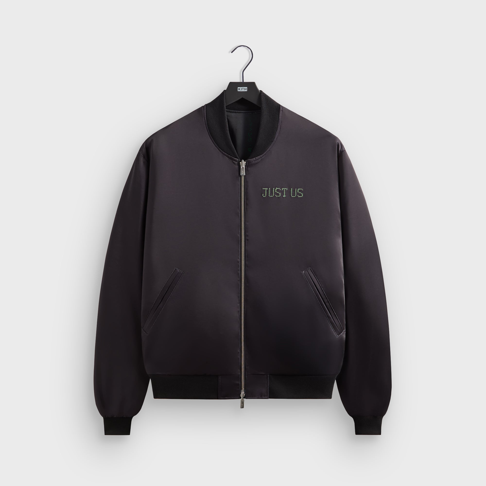 Kith for The Matrix Vance Satin Bomber Jacket - Black – Kith Japan