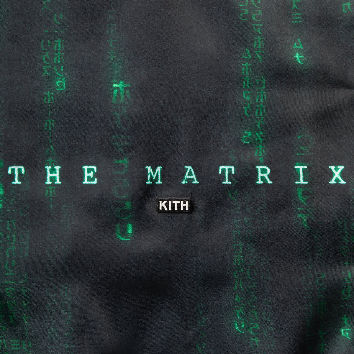 Kith for The Matrix Vance Satin Bomber Jacket - Black – Kith Japan