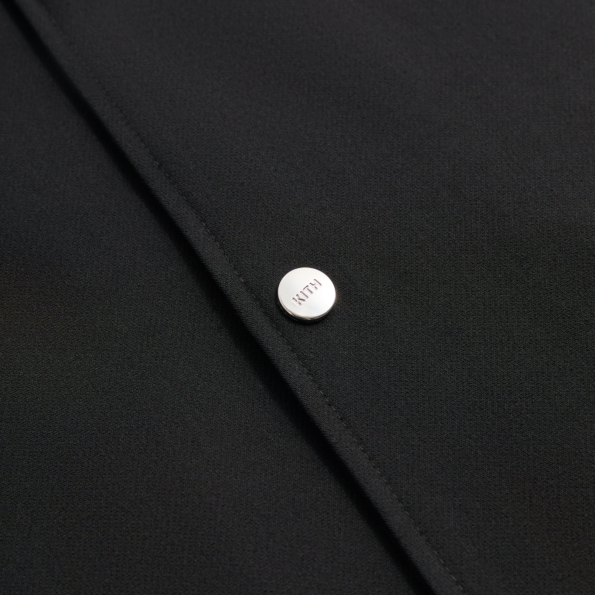 Kith Midweight Double Weave Coaches Jacket - Black – Kith Japan