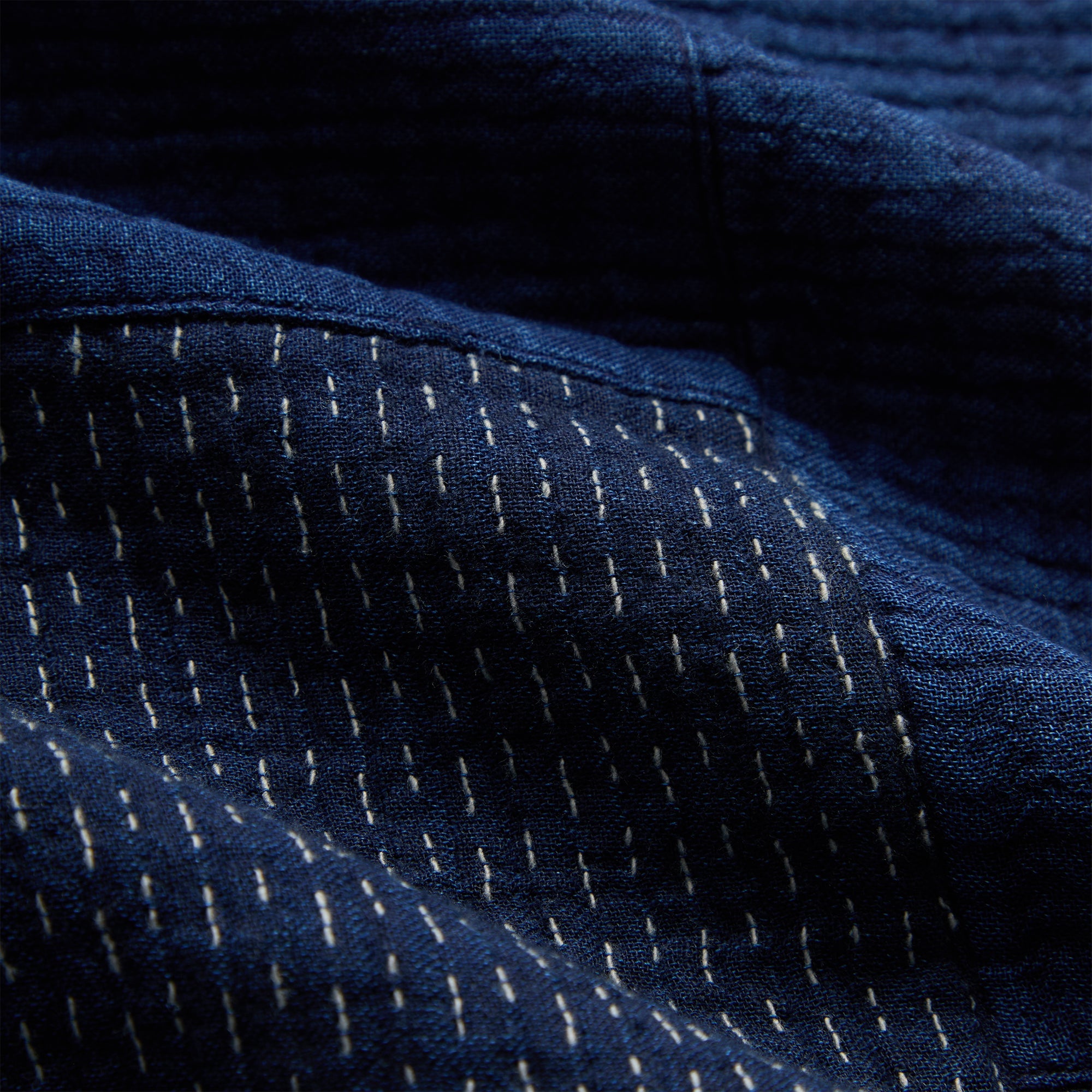 Kith Stitched Patchwork Connor Blouson Jacket - Dark Indigo – Kith