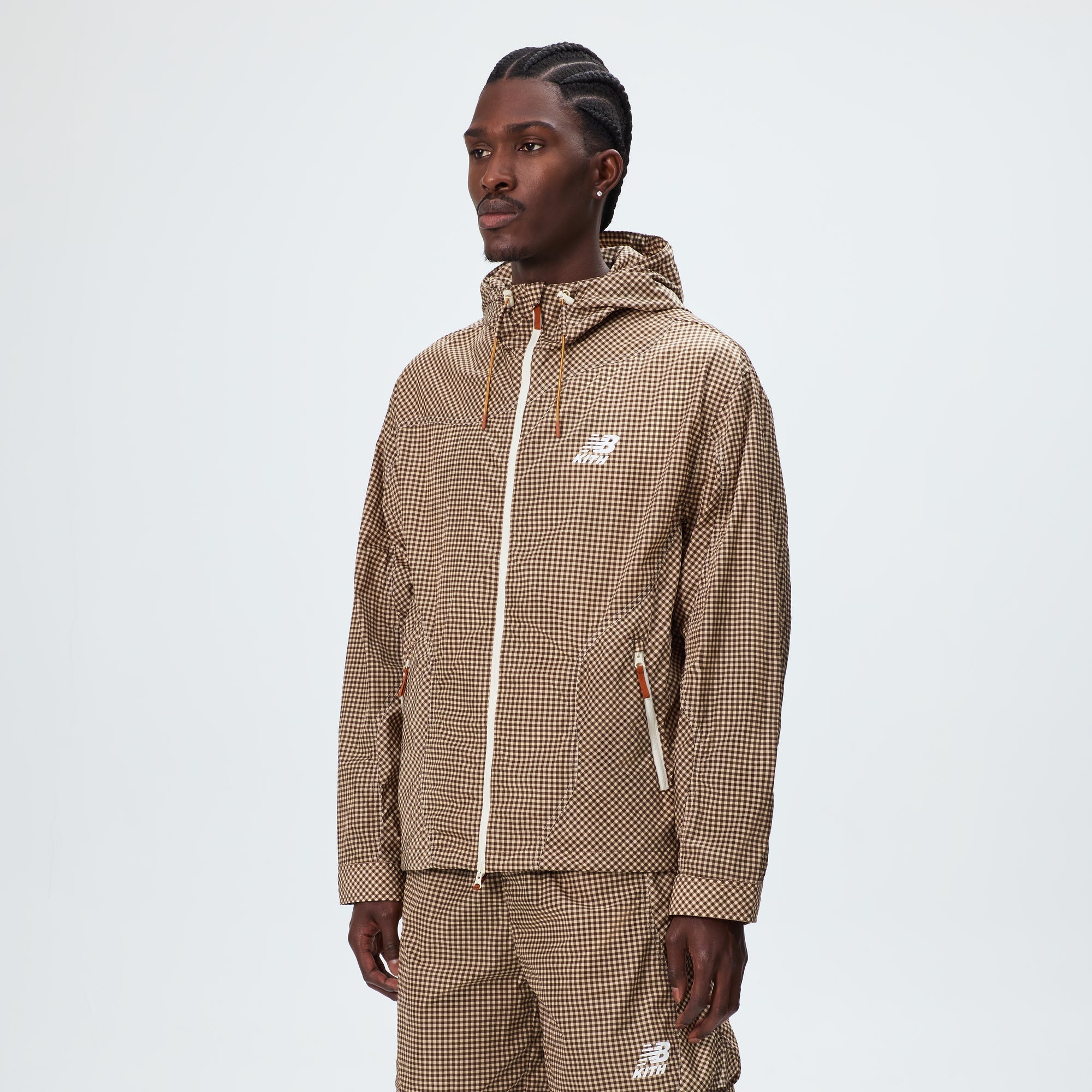 Kith & New Balance Tech Gingham Madison VI Jacket - Legacy - PH