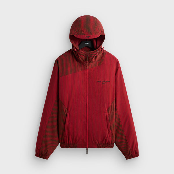 Kith & New Balance Poplin Mix Madison V Jacket - Biking Red – Kith