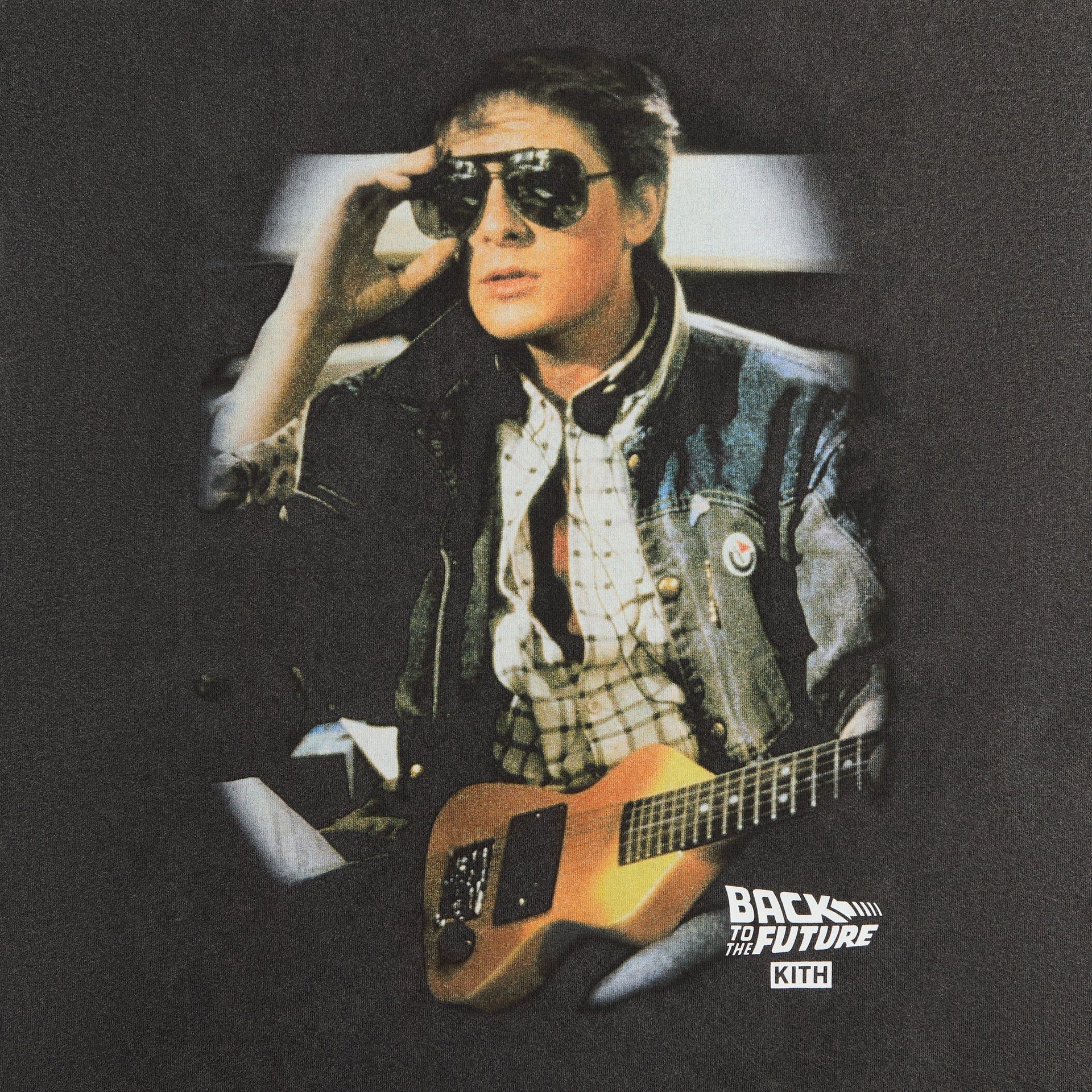 Kith for Back to the Future Marty Shades Vintage Tee - Black - PH