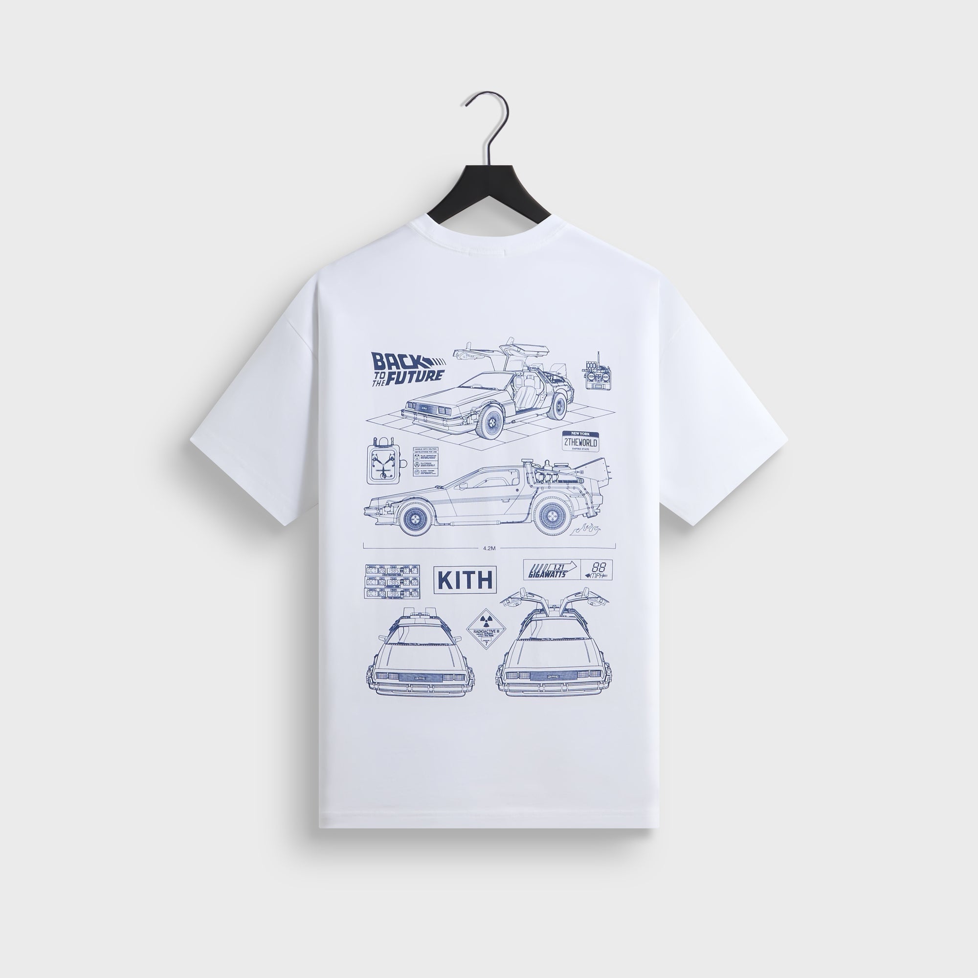 Kith for Back to the Future Blueprint Standard Crispy Pocket Tee