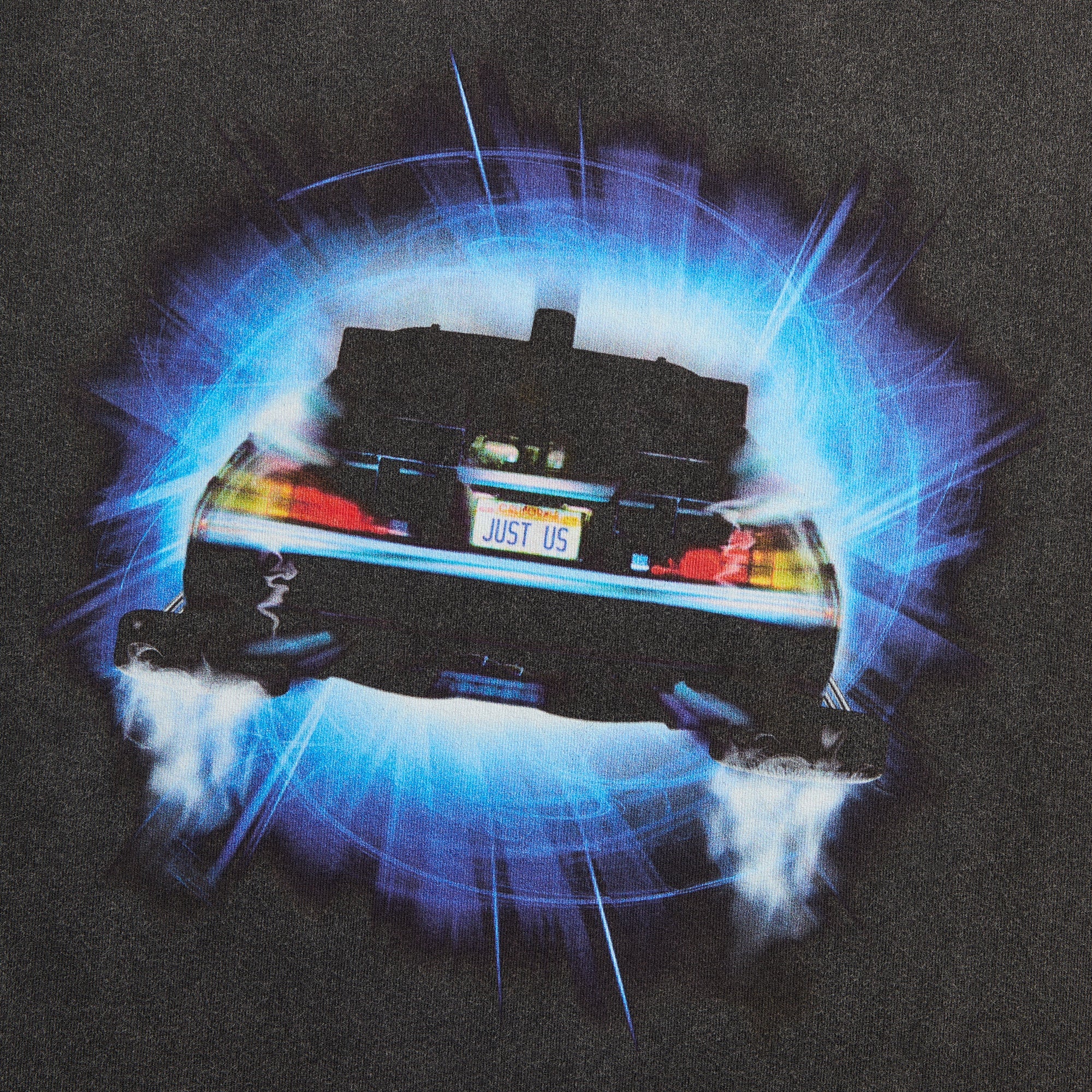 Kith for Back to the Future DeLorean Front Back Vintage Tee