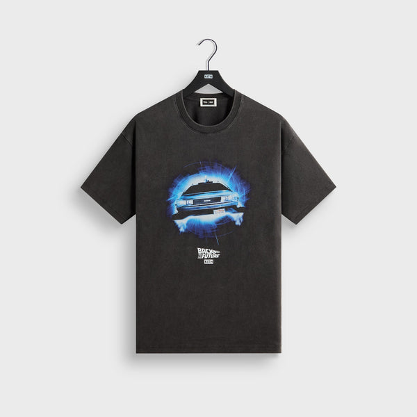 Kith for Back to the Future DeLorean Front Back Vintage Tee