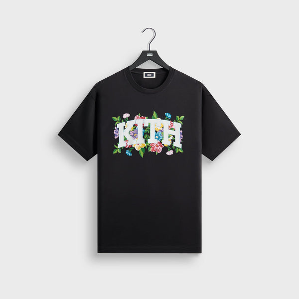 Kith Floral Arch Tee - Black – Kith Japan