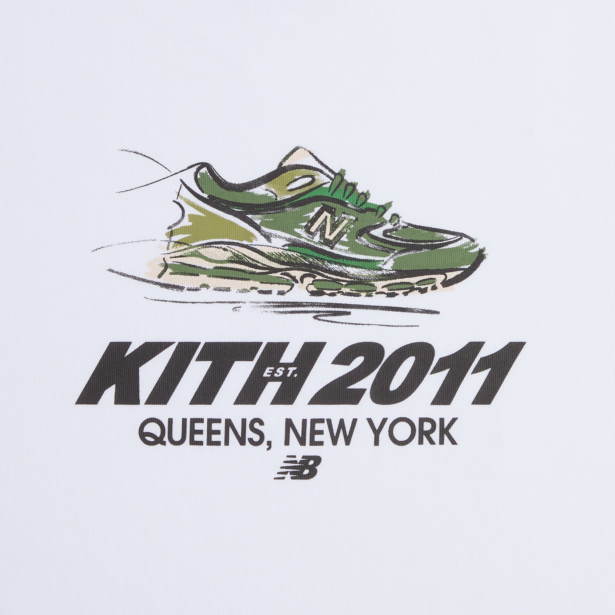 Kith & New Balance 2011 Sketch Jones Tee - White – Kith Japan