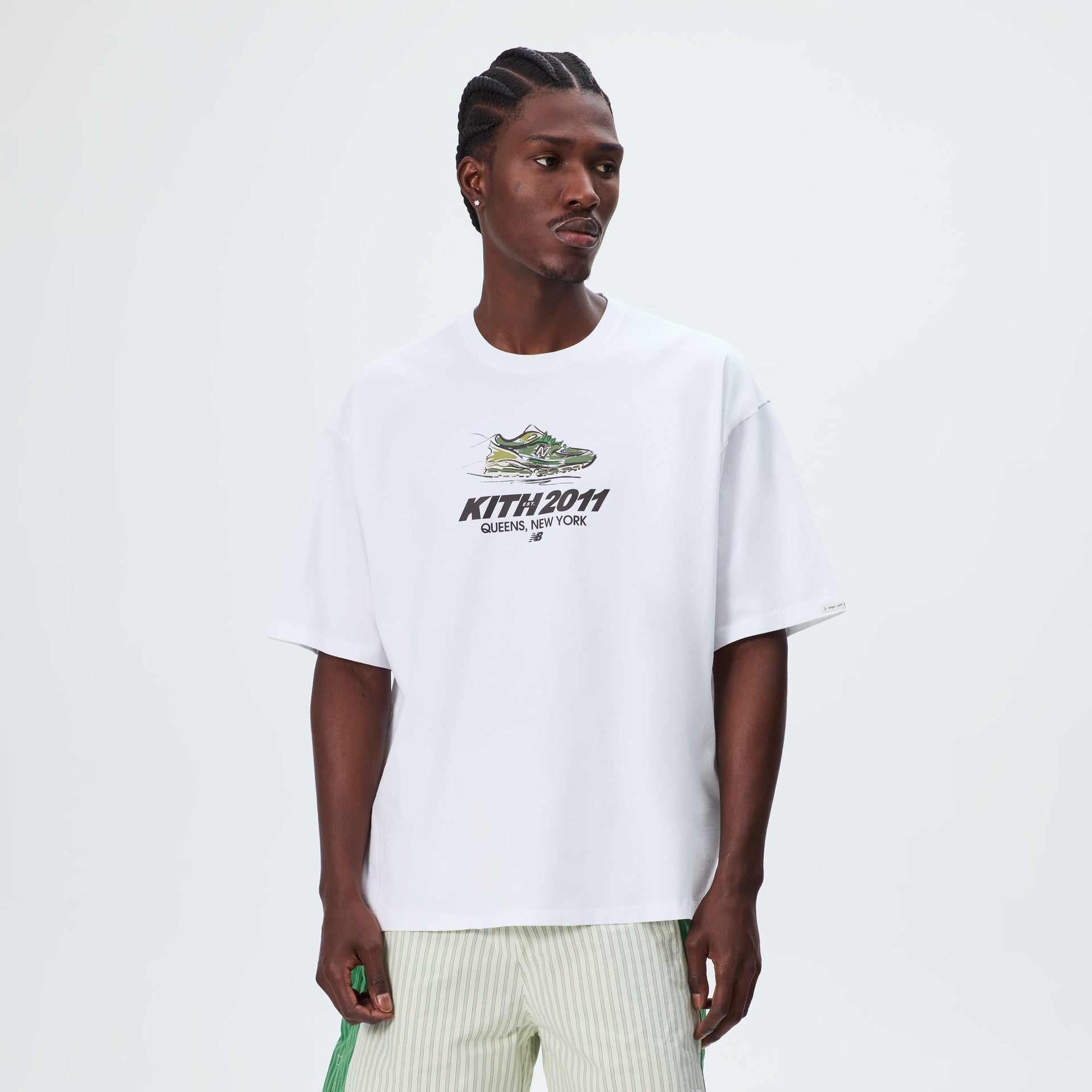 Kith & New Balance 2011 Sketch Jones Tee - White - PH