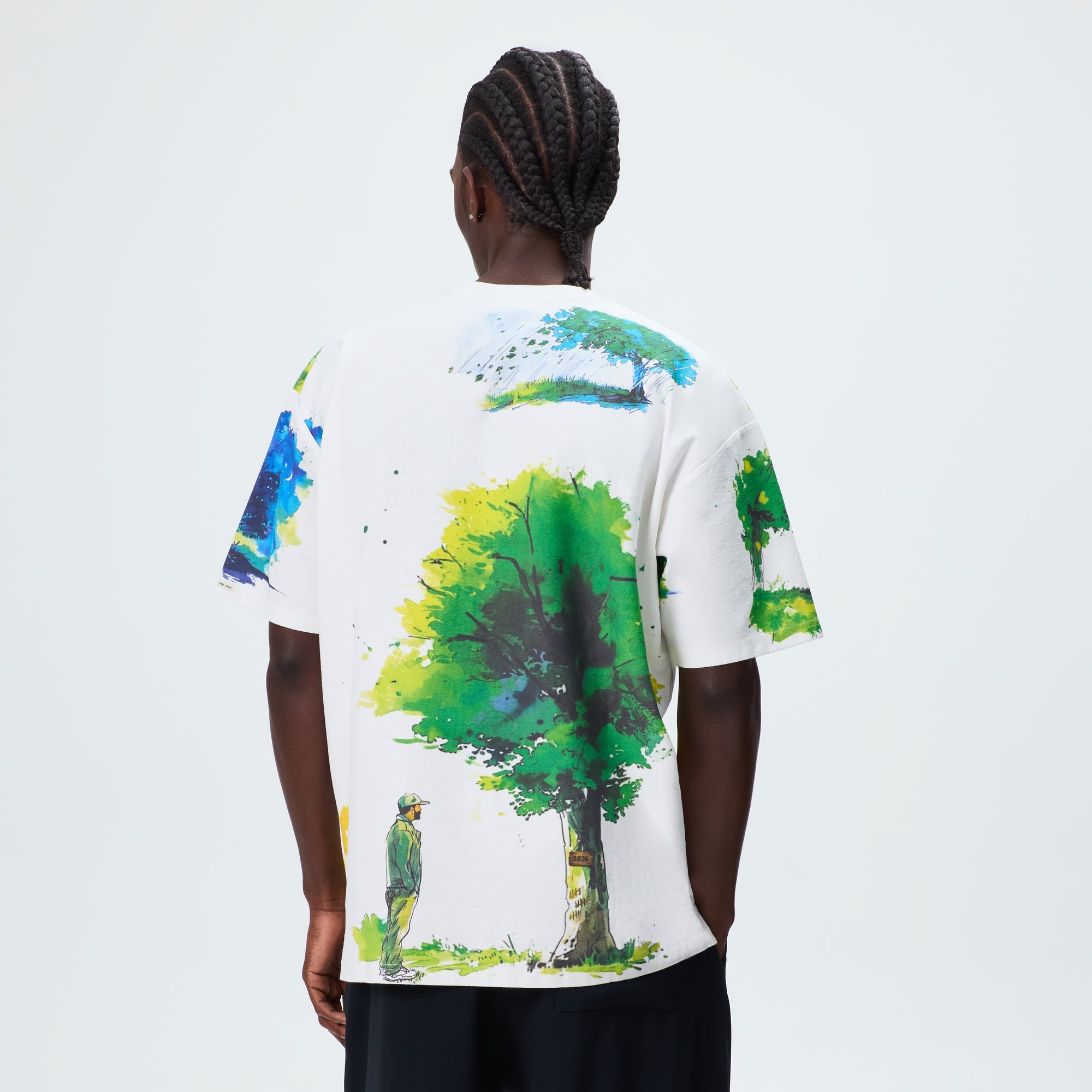 Kith & New Balance Watercolor Quinn Tee - White – Kith Japan