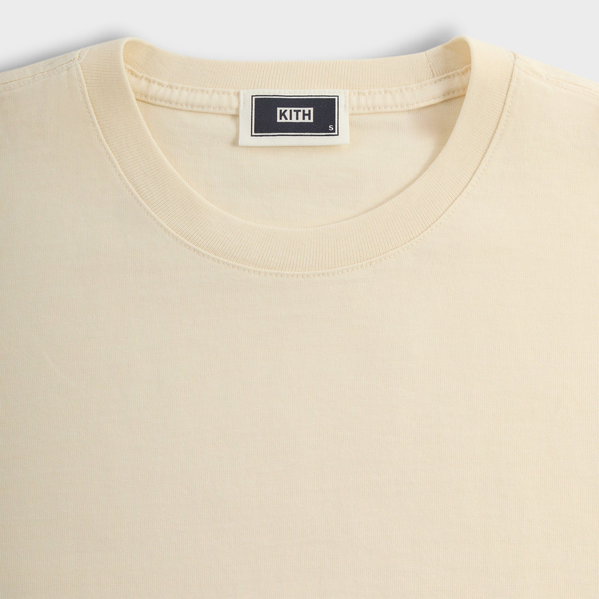 Kith Long Sleeve Vintage Washed Tee - Sandrift
