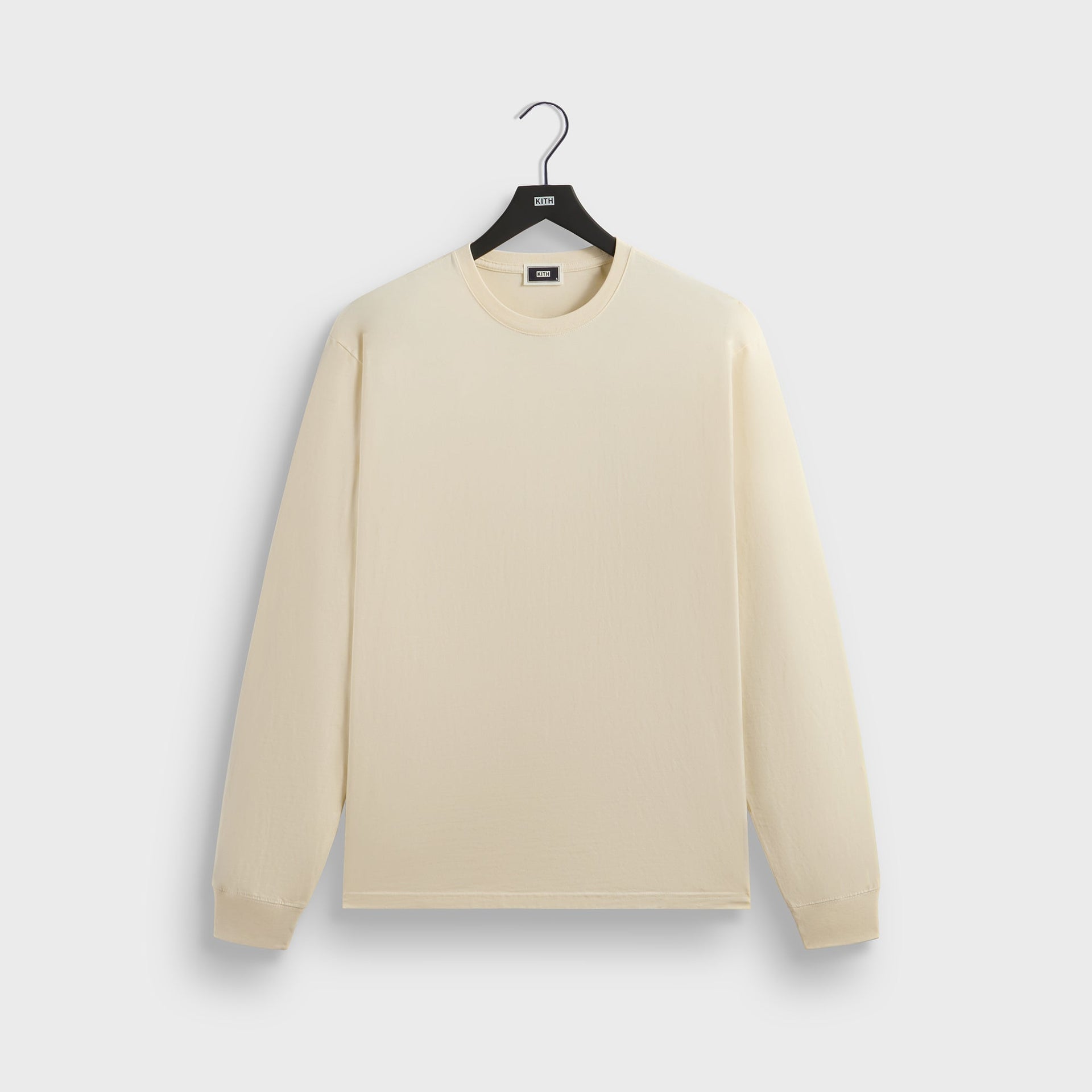 Kith Long Sleeve Vintage Washed Tee - Sandrift