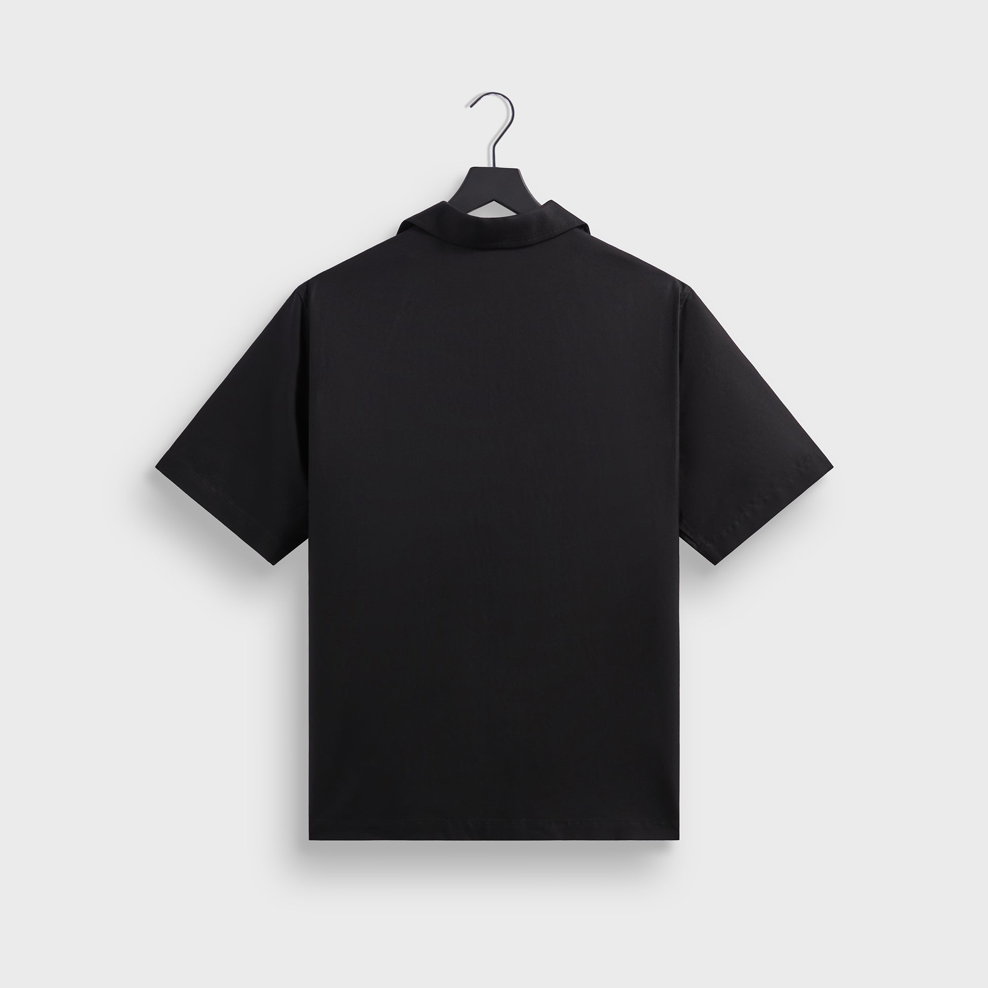 Kith Silk Cotton Thompson Camp Collar Shirt - Black – Kith Japan