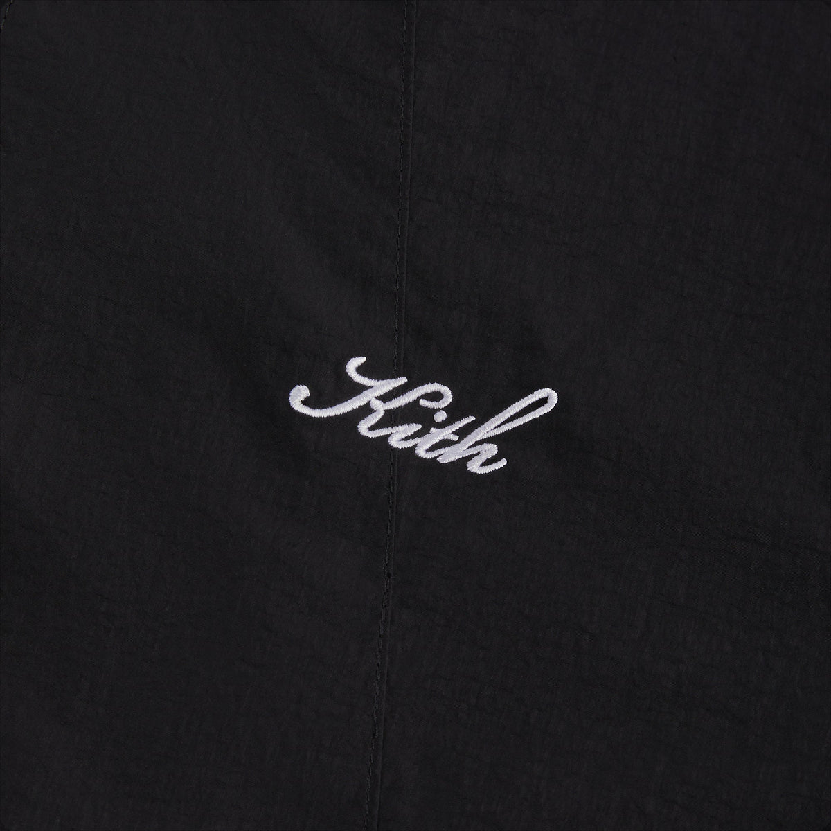 Kith Wrinkle Nylon Windsor Panelled Track Jacket - Black