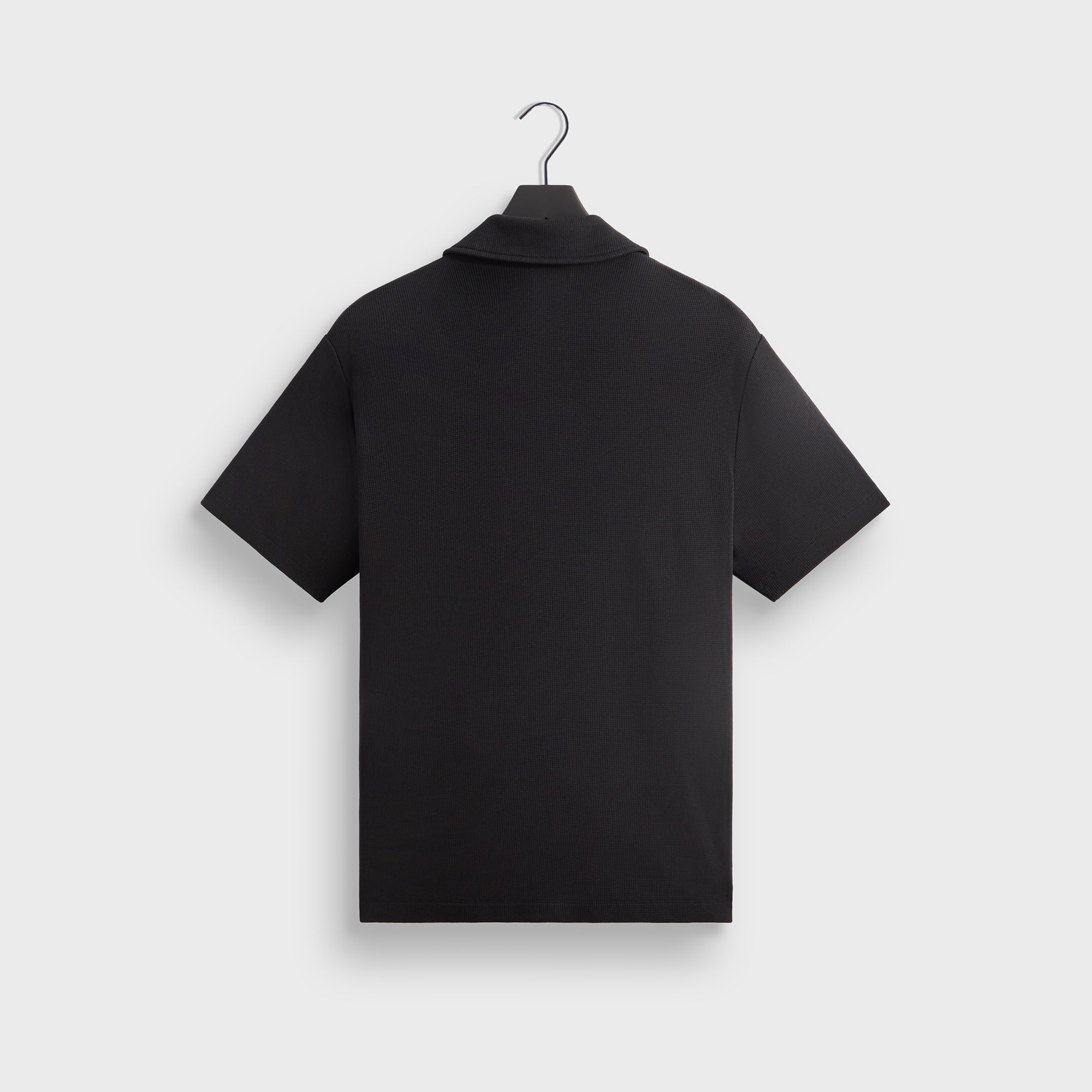 Kith Micro Waffle Drew Polo Shirt - Black – Kith Japan
