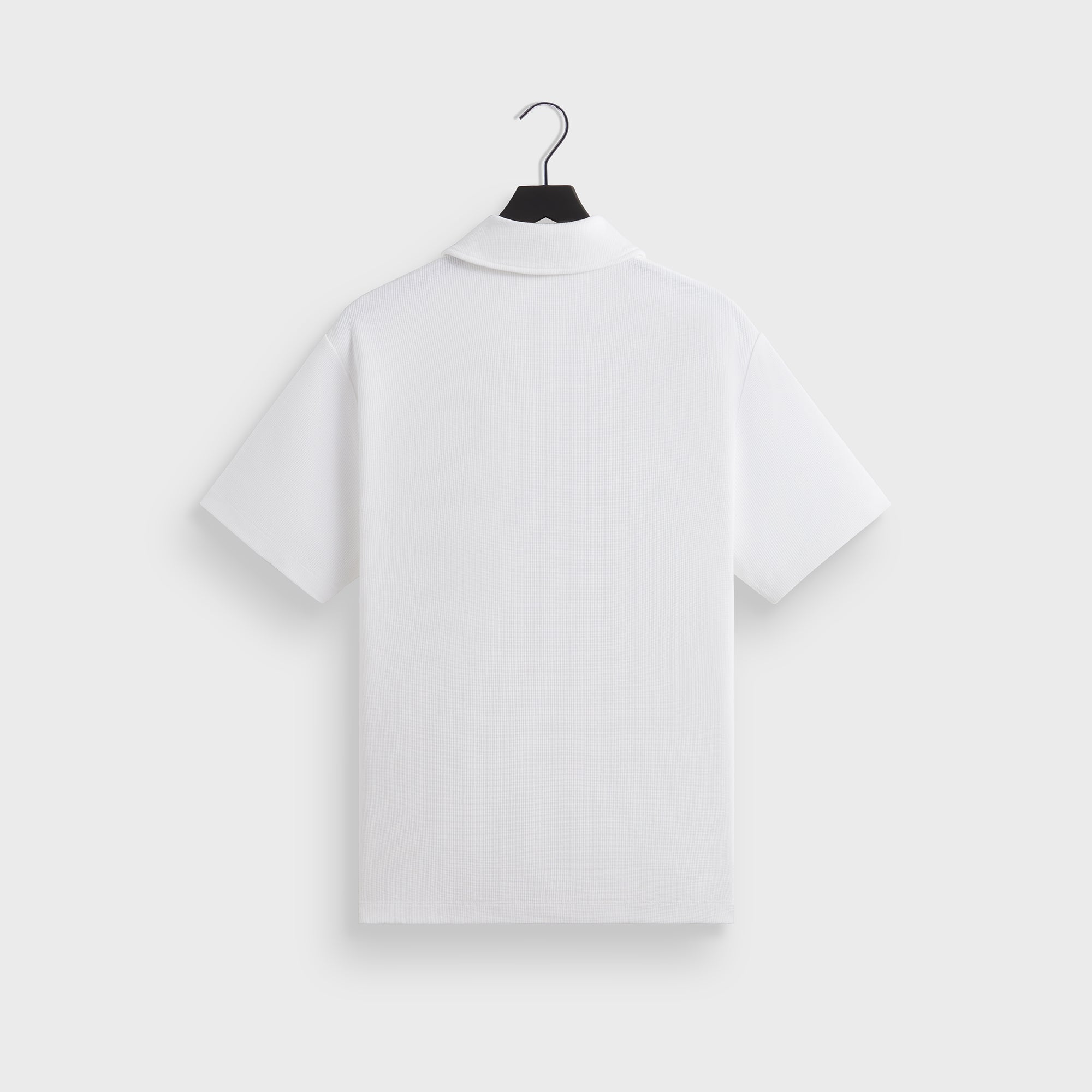 Kith Micro Waffle Drew Polo Shirt - White – Kith Japan