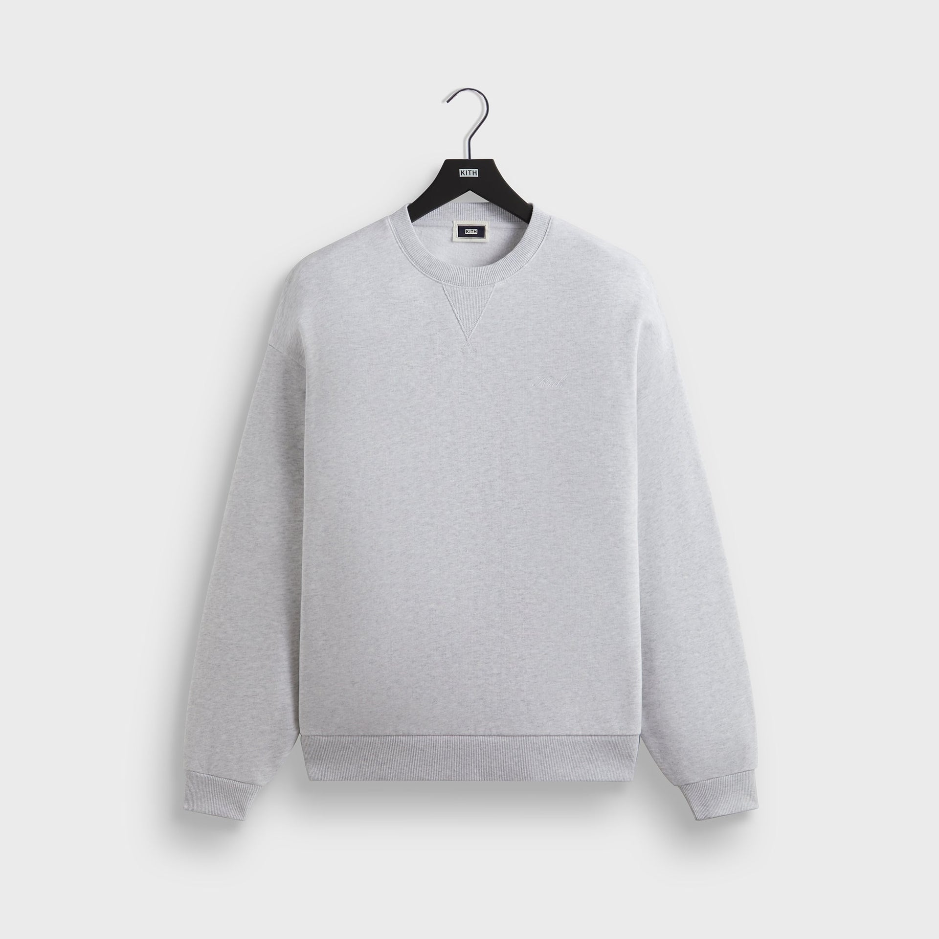 Kith Nelson Crewneck - Light Heather Grey
