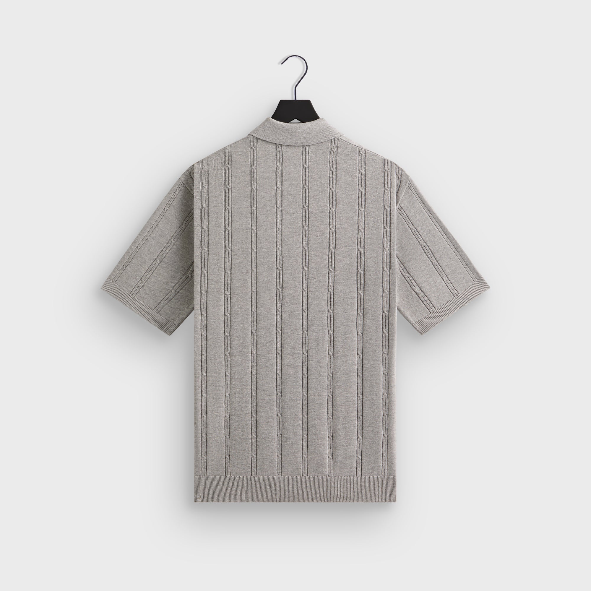 Kith Tilden Polo - Light Heather Grey – Kith Japan