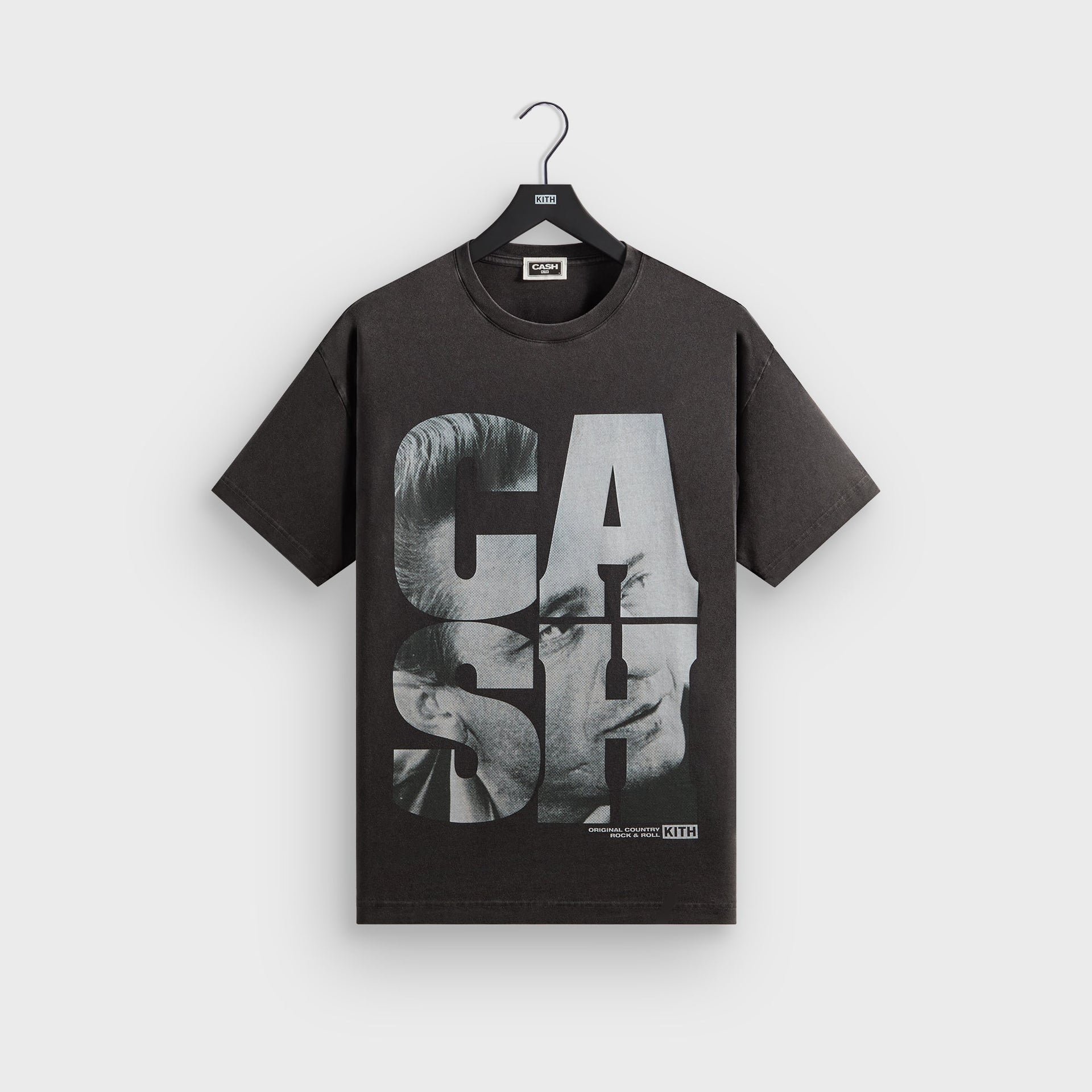Kith Records for Johnny Cash Rock N Roll Vintage Tee - Black