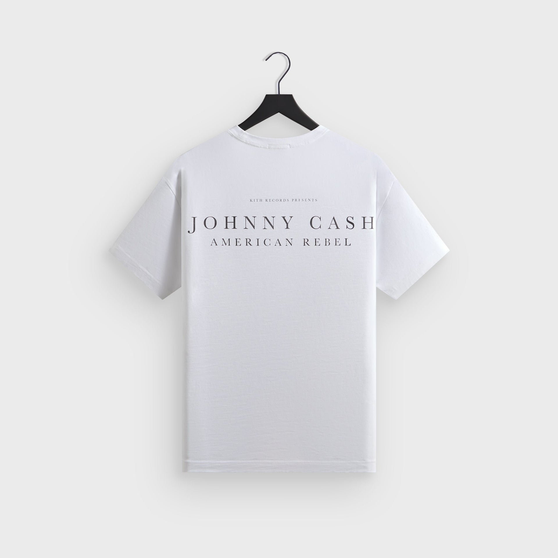 Kith Records for Johnny Cash American Flag Vintage Tee - White