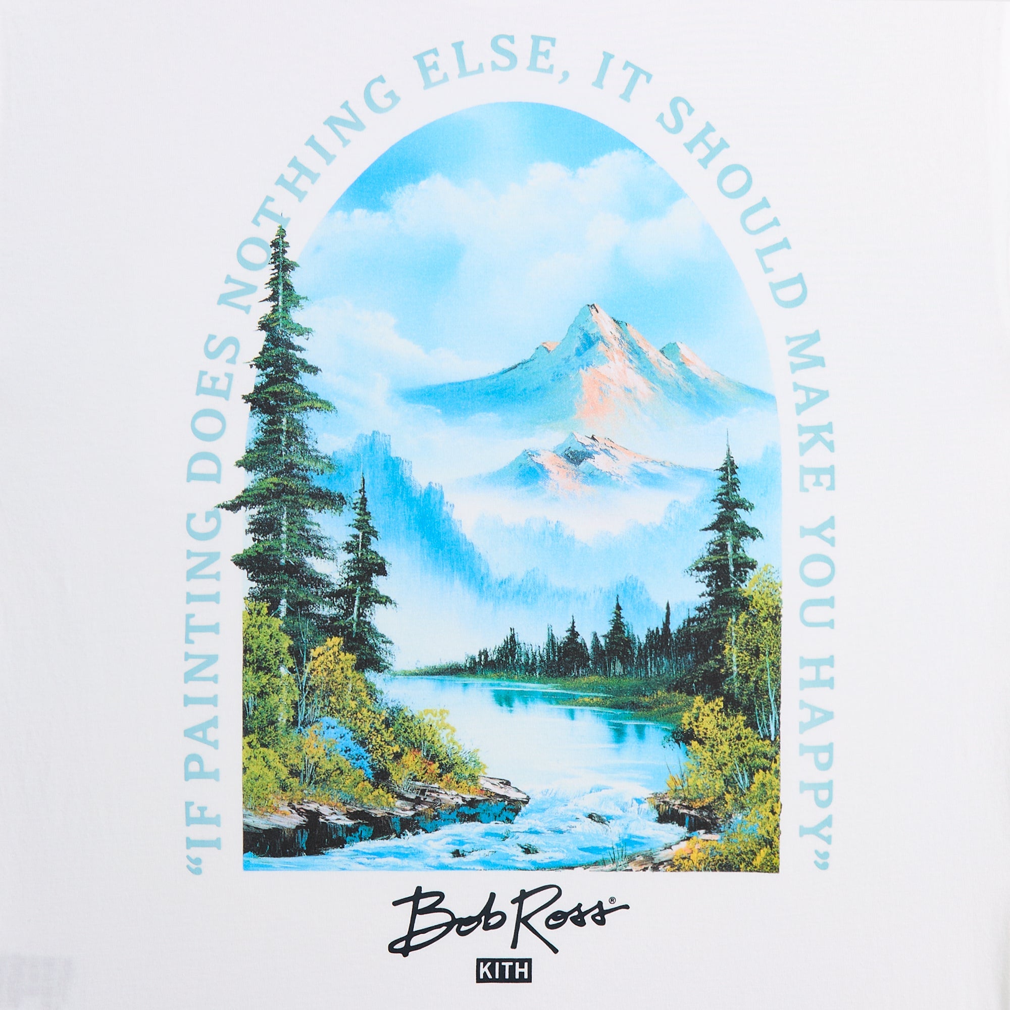 Kith for Bob Ross Purpose Tee - White – Kith Japan