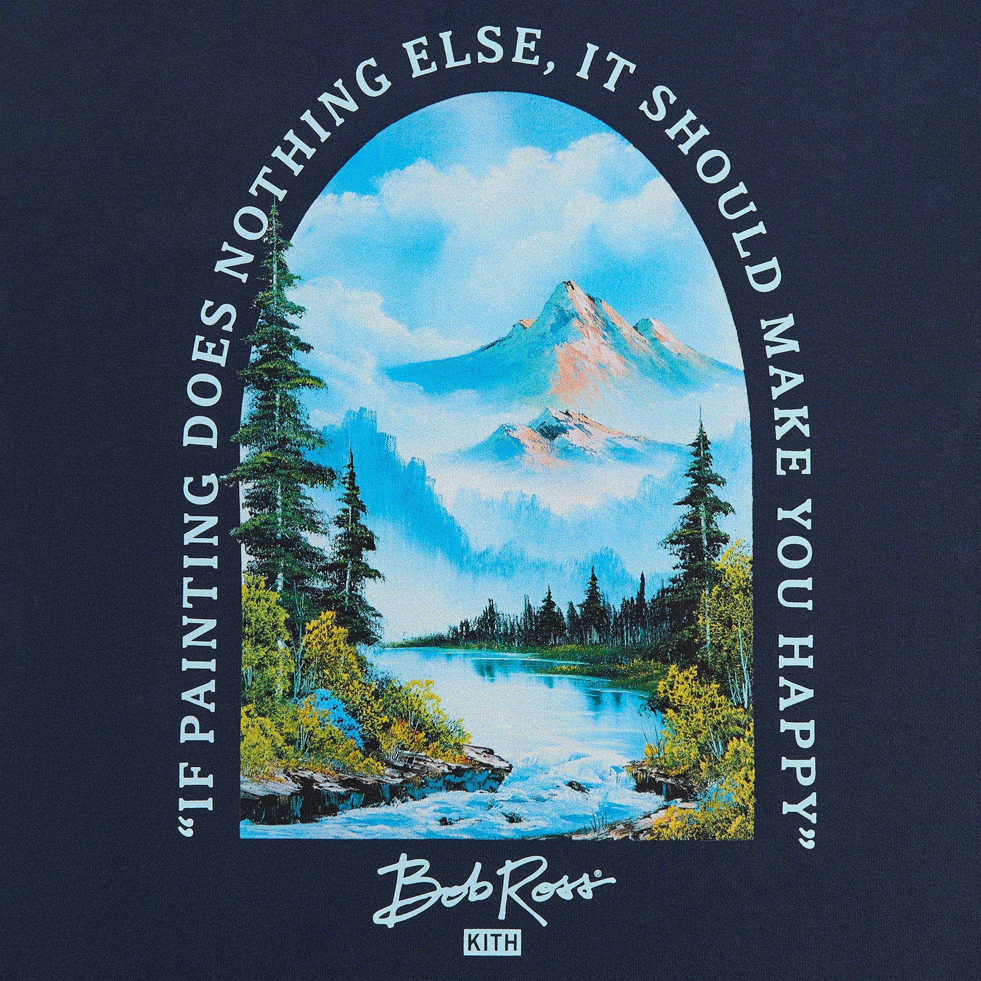 Kith for Bob Ross Purpose Tee - Nocturnal – Kith Japan