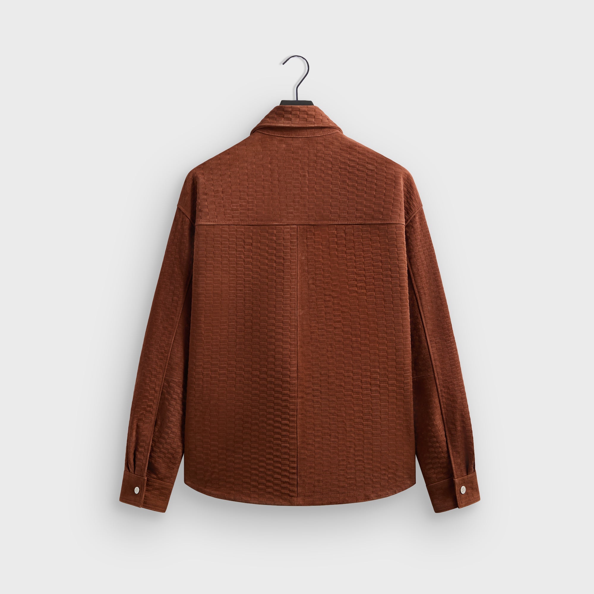 Kith Monogram Suede Apollo II Shirt - Walnut – Kith Japan