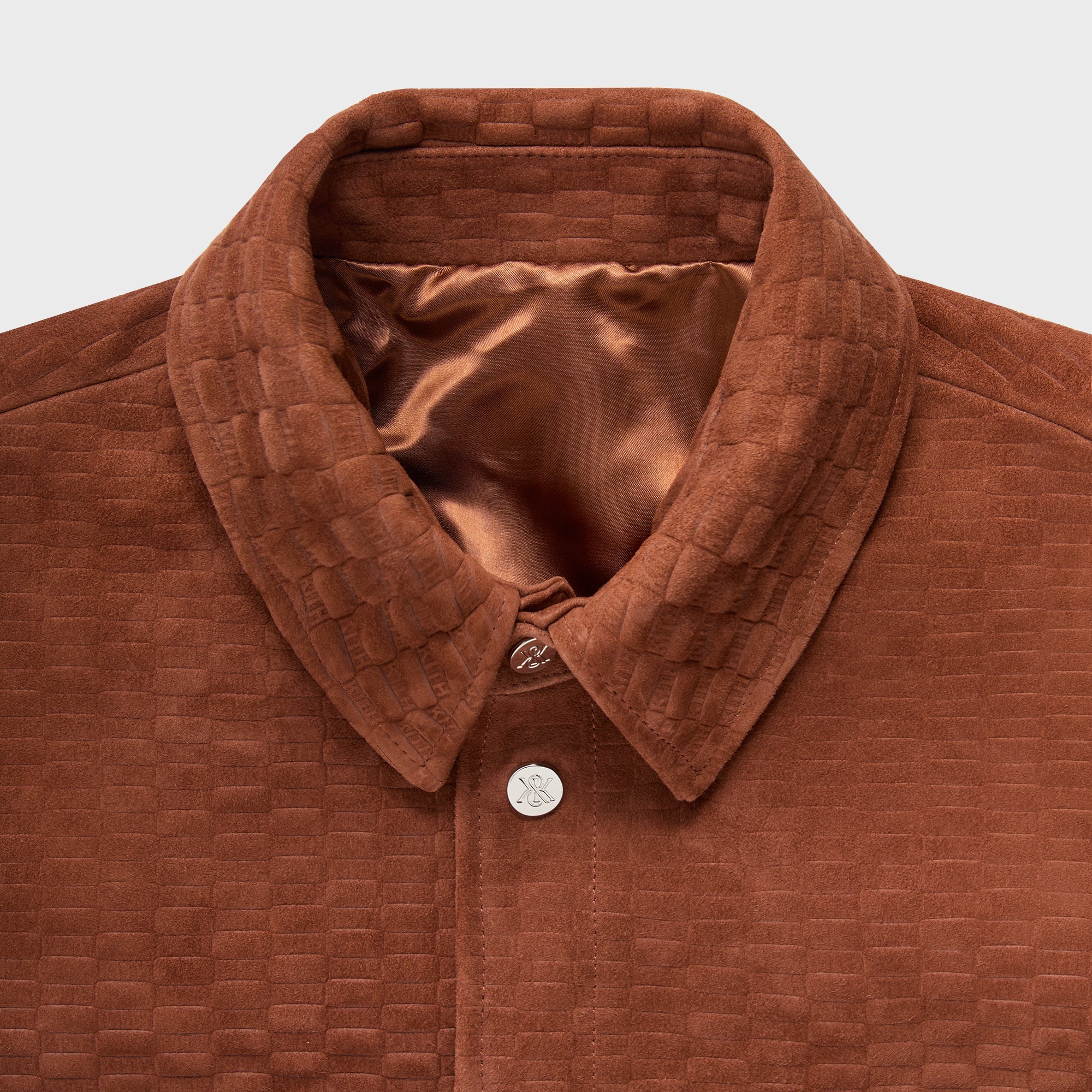 Kith Monogram Suede Apollo II Shirt - Walnut – Kith Japan
