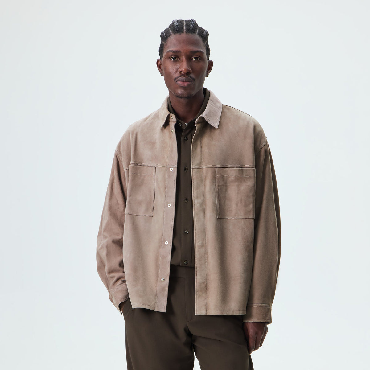 Kith Suede Ace Shirt - Factor