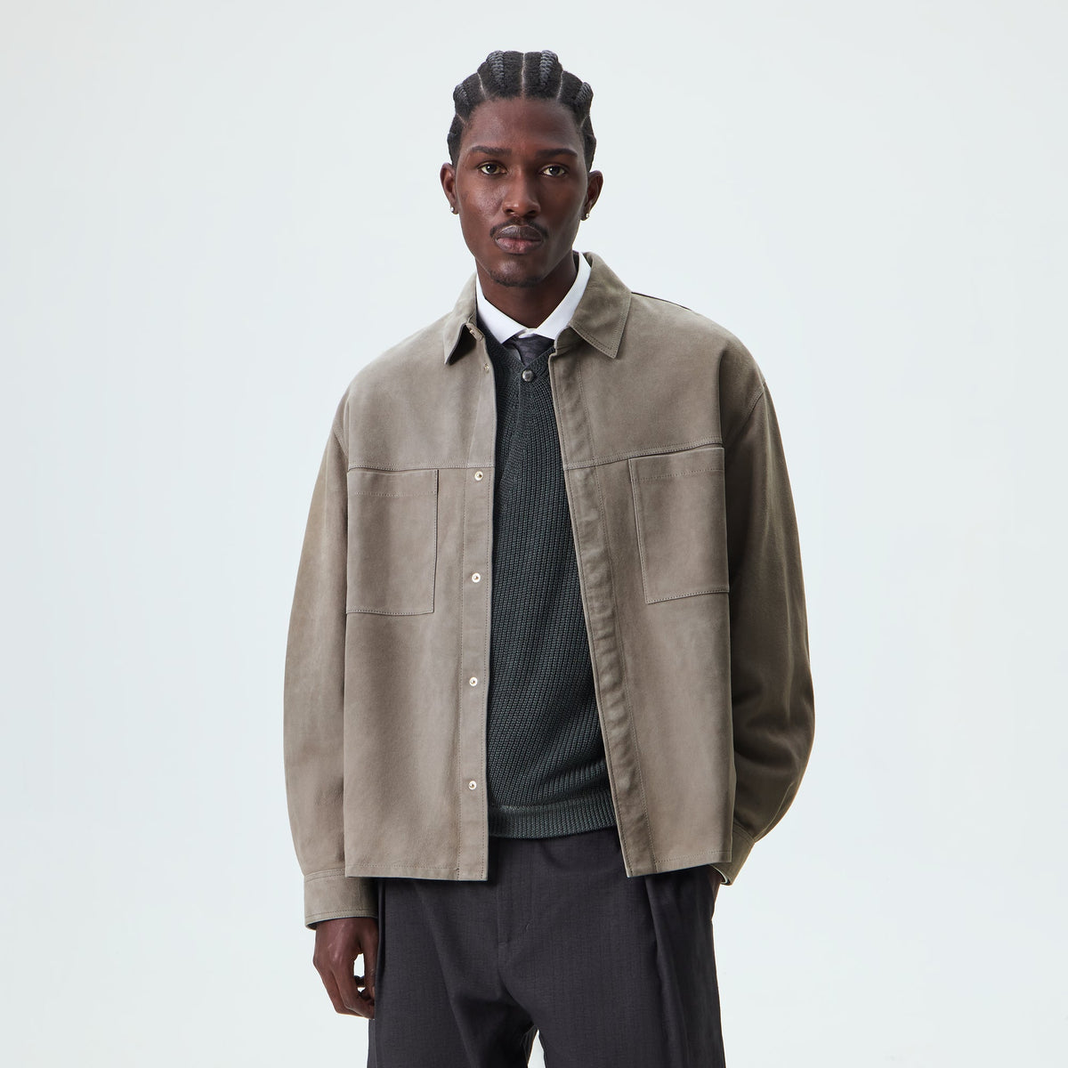 Kith Suede Ace Shirt - Slight
