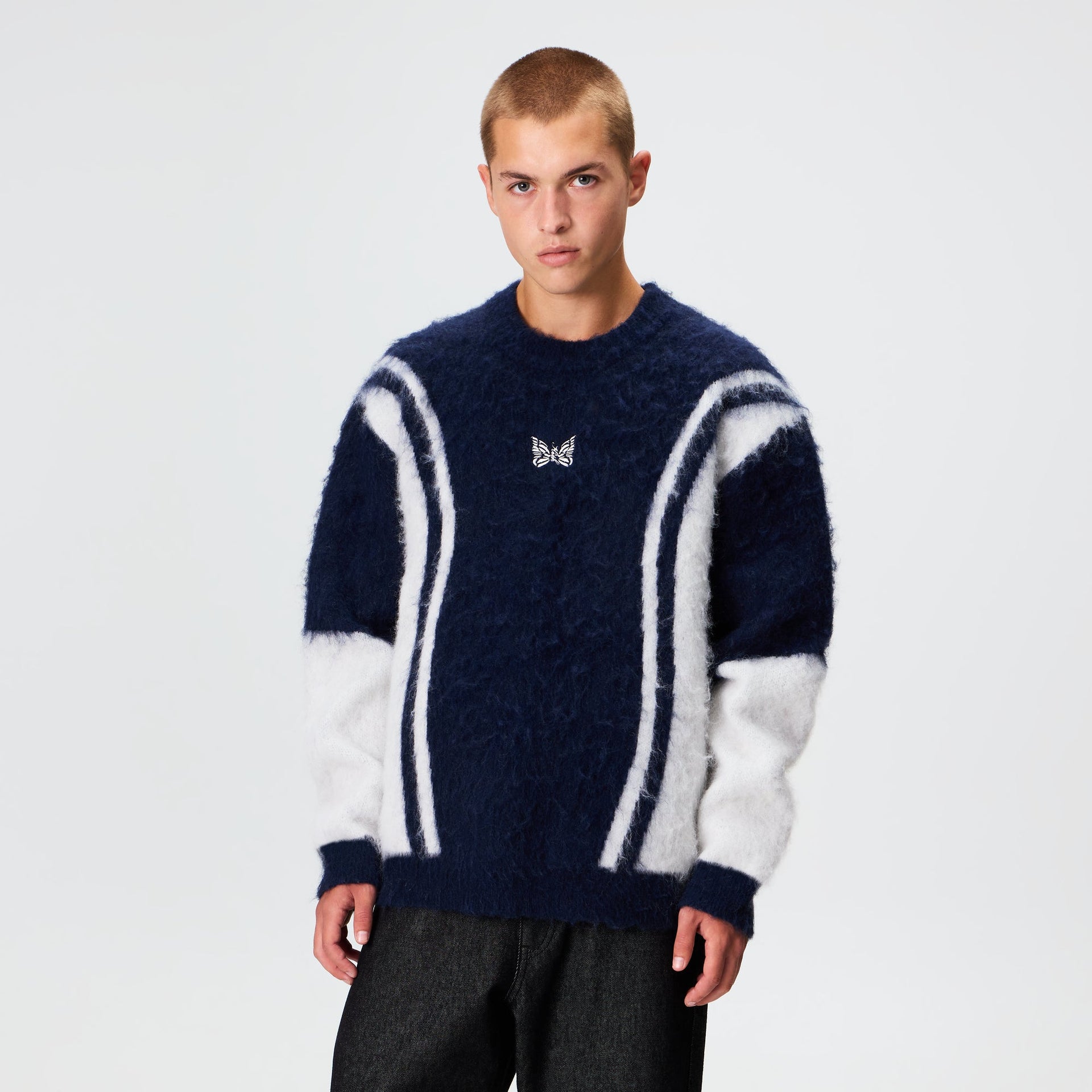 Kith for Needles Butterfly Lewis Sweater - Nocturnal
