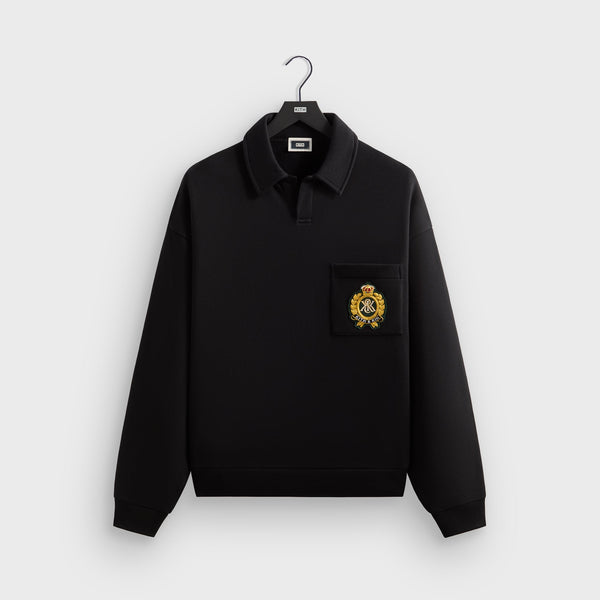Kith Bullion Lauel Crest Nelson Pocket Rugby - Black – Kith Japan