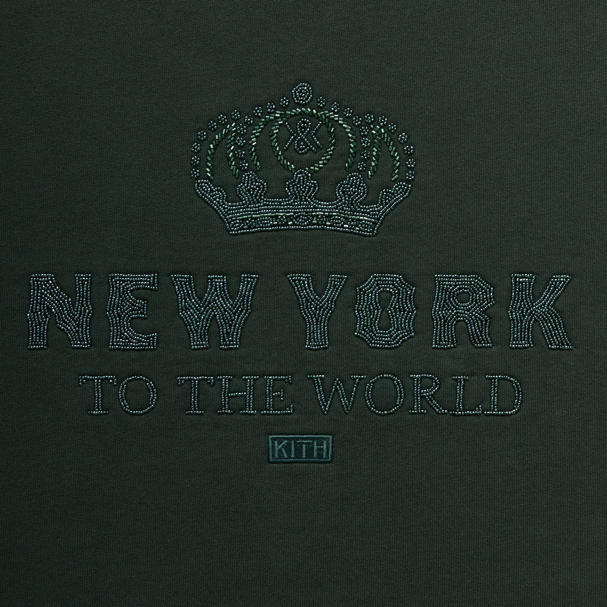 Kith New York To The World Crown Crewneck - Stadium – Kith Japan