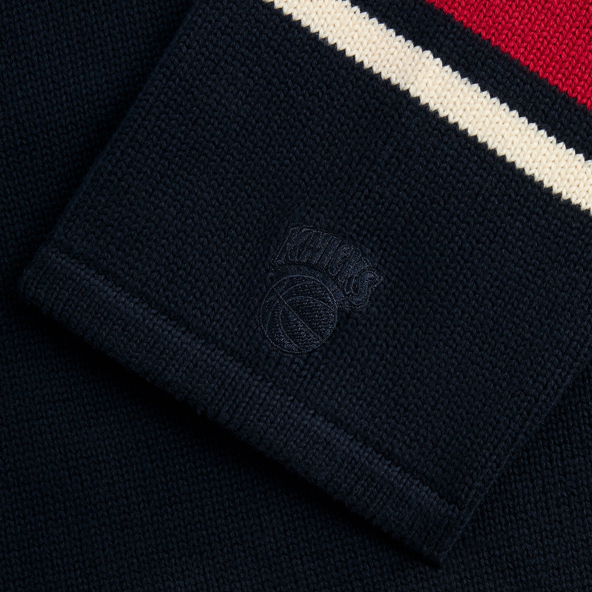 Kith for the New York Knicks Classic Beau Knit Sweater - Nocturnal